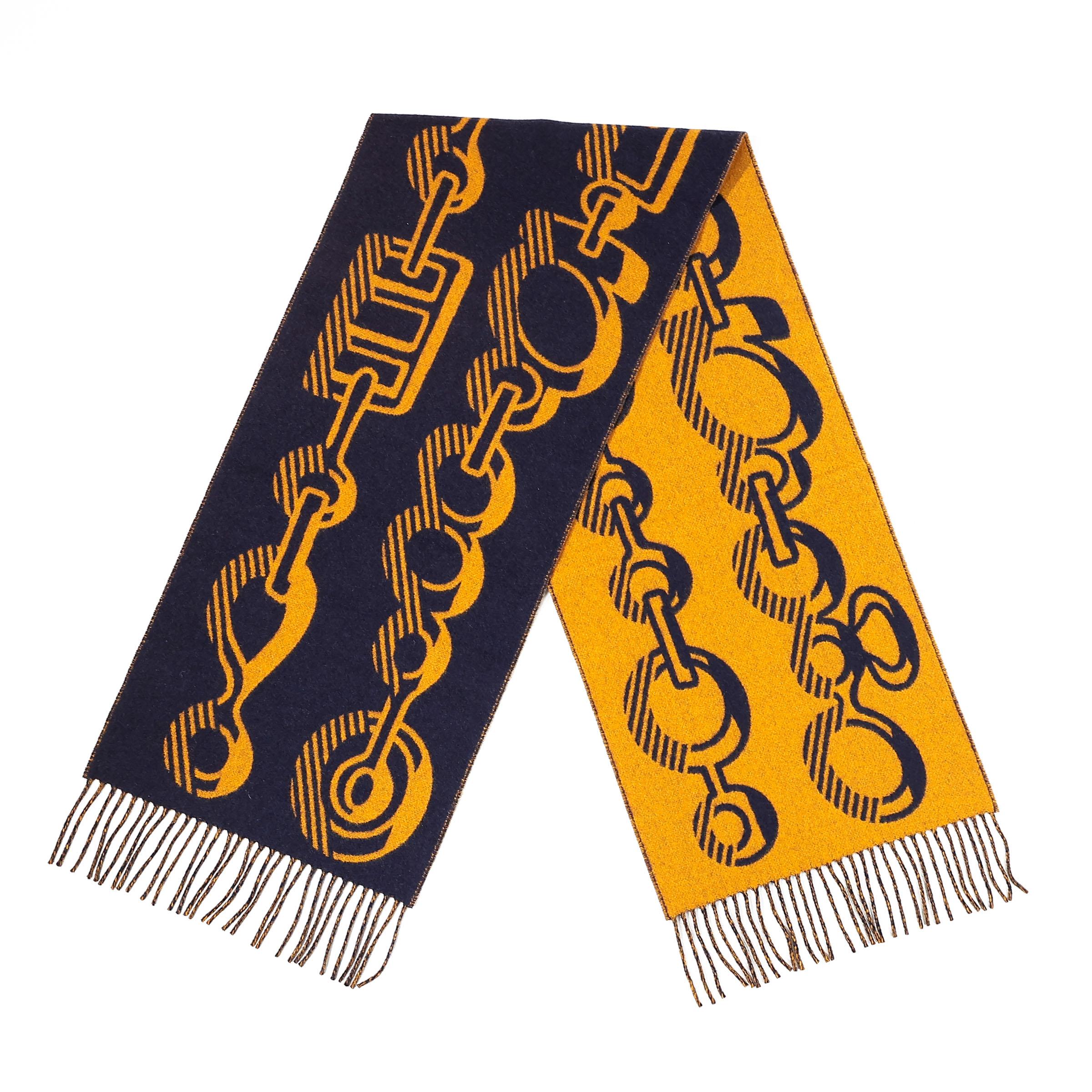 Casaque Do Re Boucles muffler Yellow Black