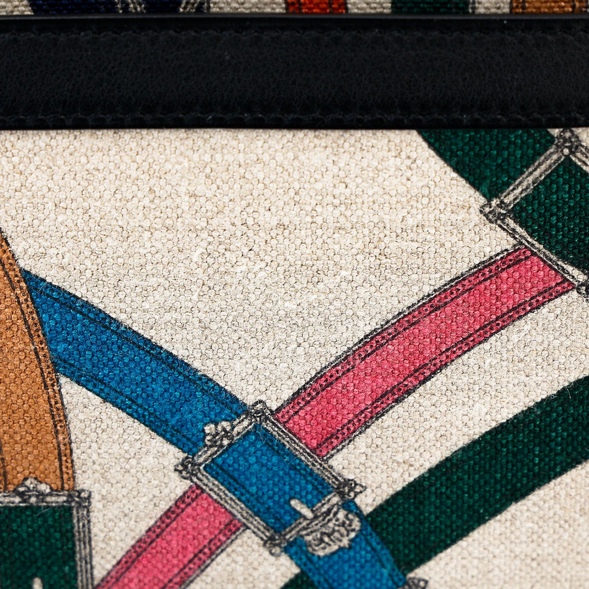 Very Good ( Rank A) HERMÈS Limited Edition Kelly 32 Cavalcadour Toile de Camp  Black (89) Toile Camp canvas Swift Palladium hardware A (2017) - 11