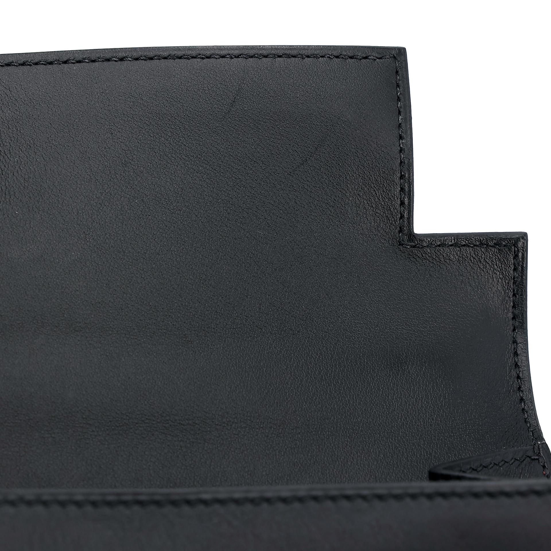 Very Good ( Rank A) HERMÈS Limited Edition Kelly 32 Cavalcadour Toile de Camp  Black (89) Toile Camp canvas Swift Palladium hardware A (2017) - 16