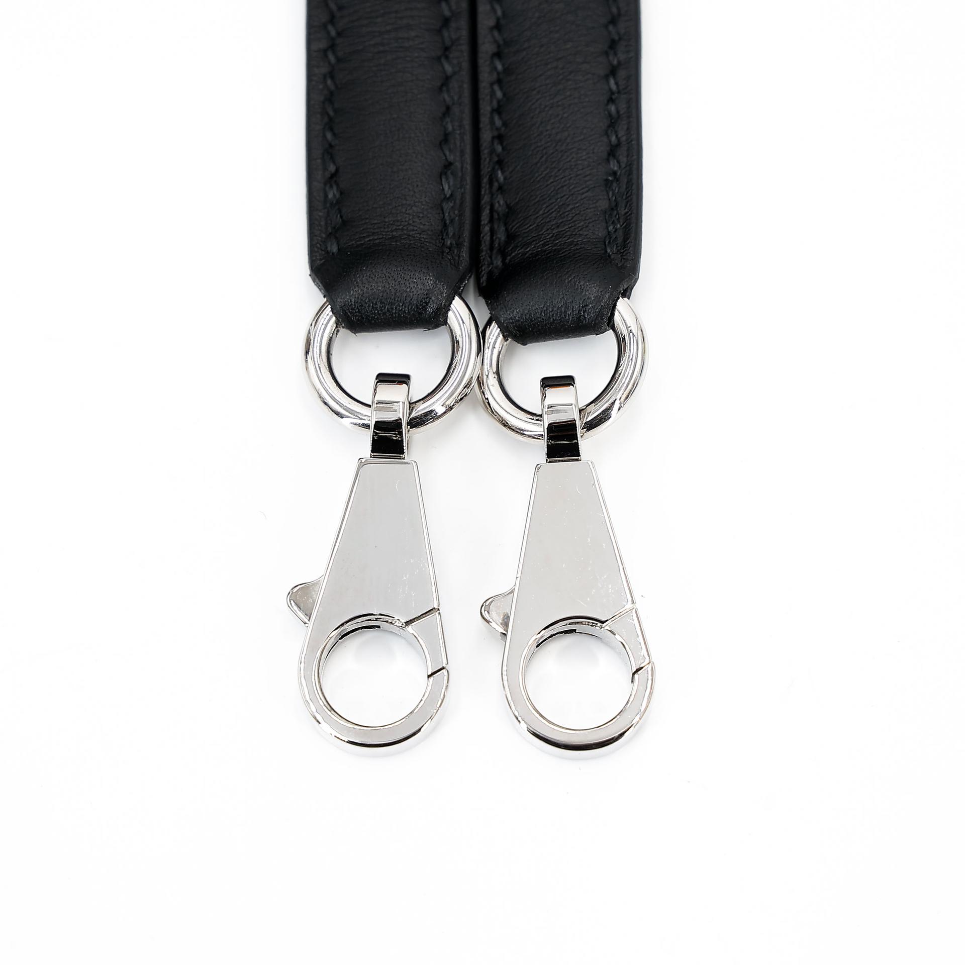 Very Good ( Rank A) HERMÈS Limited Edition Kelly 32 Cavalcadour Toile de Camp  Black (89) Toile Camp canvas Swift Palladium hardware A (2017) - 27