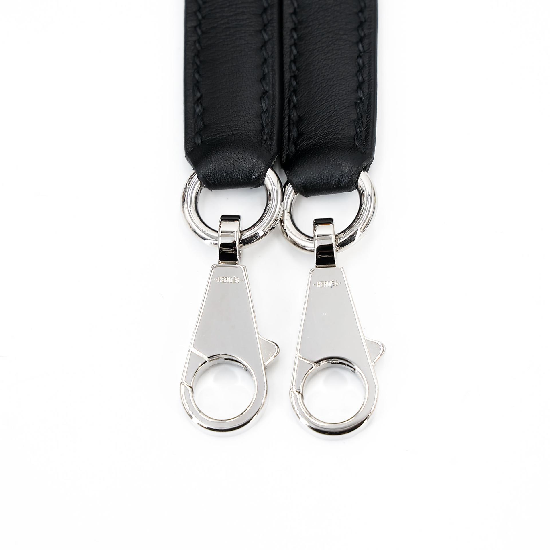 Very Good ( Rank A) HERMÈS Limited Edition Kelly 32 Cavalcadour Toile de Camp  Black (89) Toile Camp canvas Swift Palladium hardware A (2017) - 28