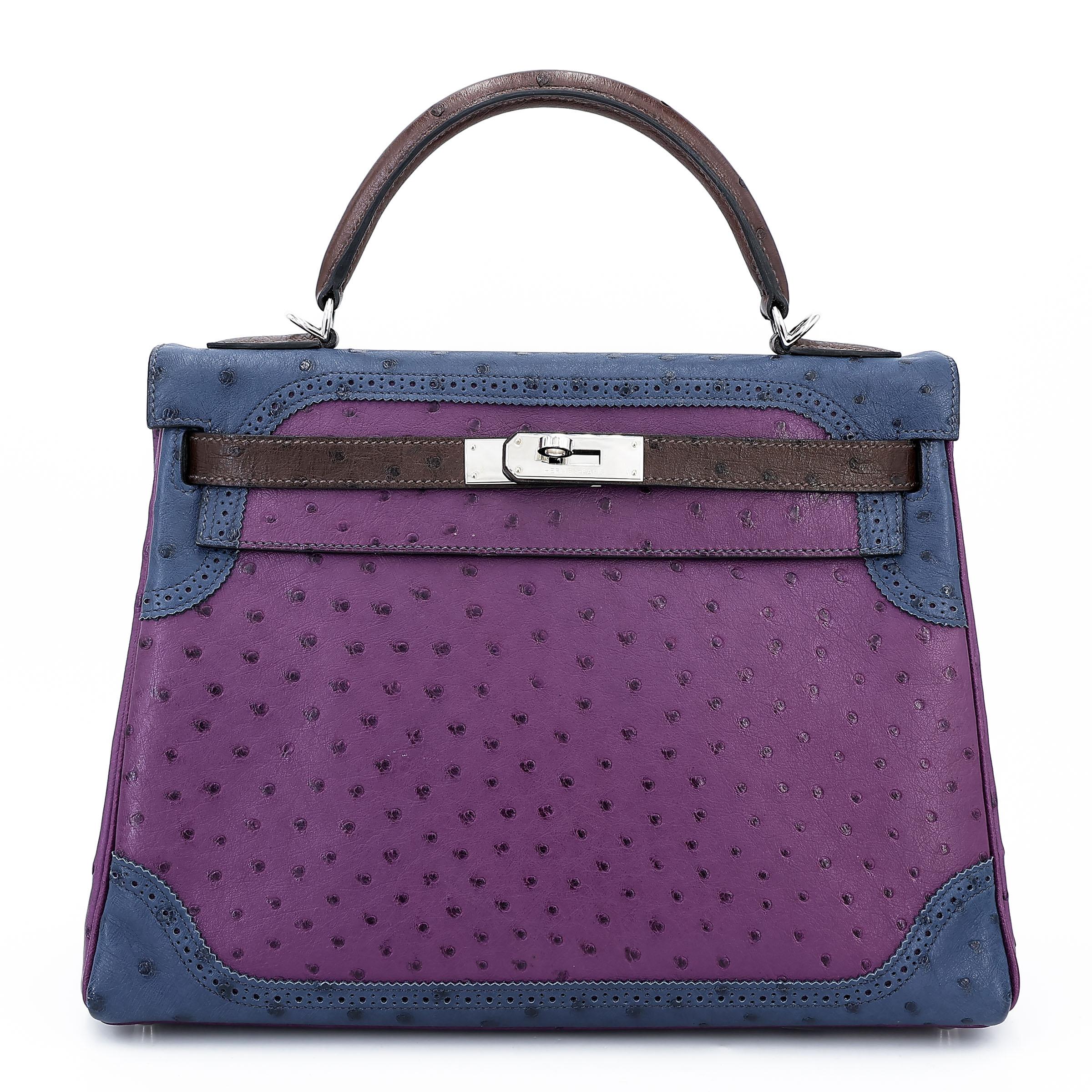 Kelly Ghillies 32 Violet (96) Bleu de Malte (7L) Marron Fonce (45)