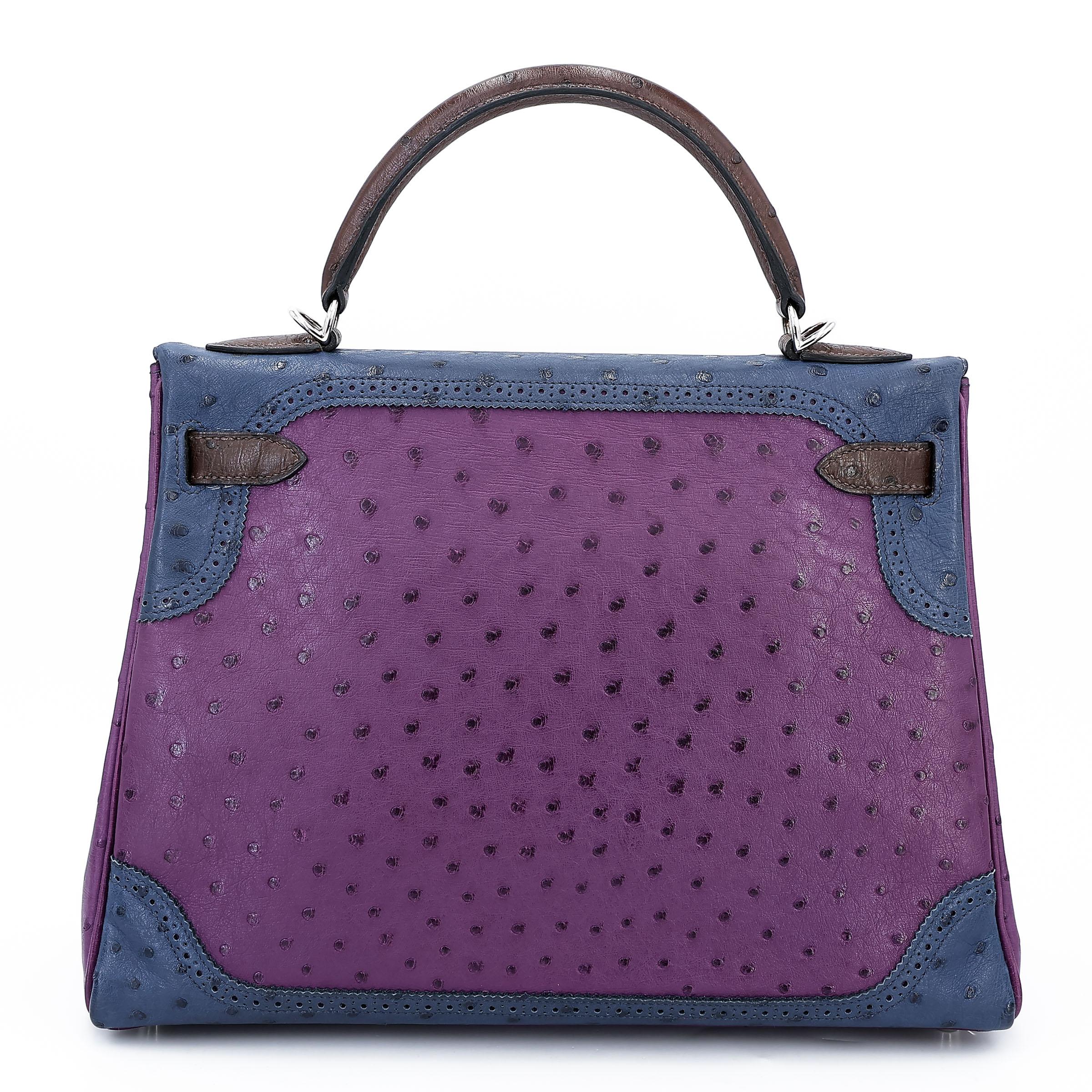Kelly Ghillies 32 Violet (96) Bleu de Malte (7L) Marron Fonce (45)