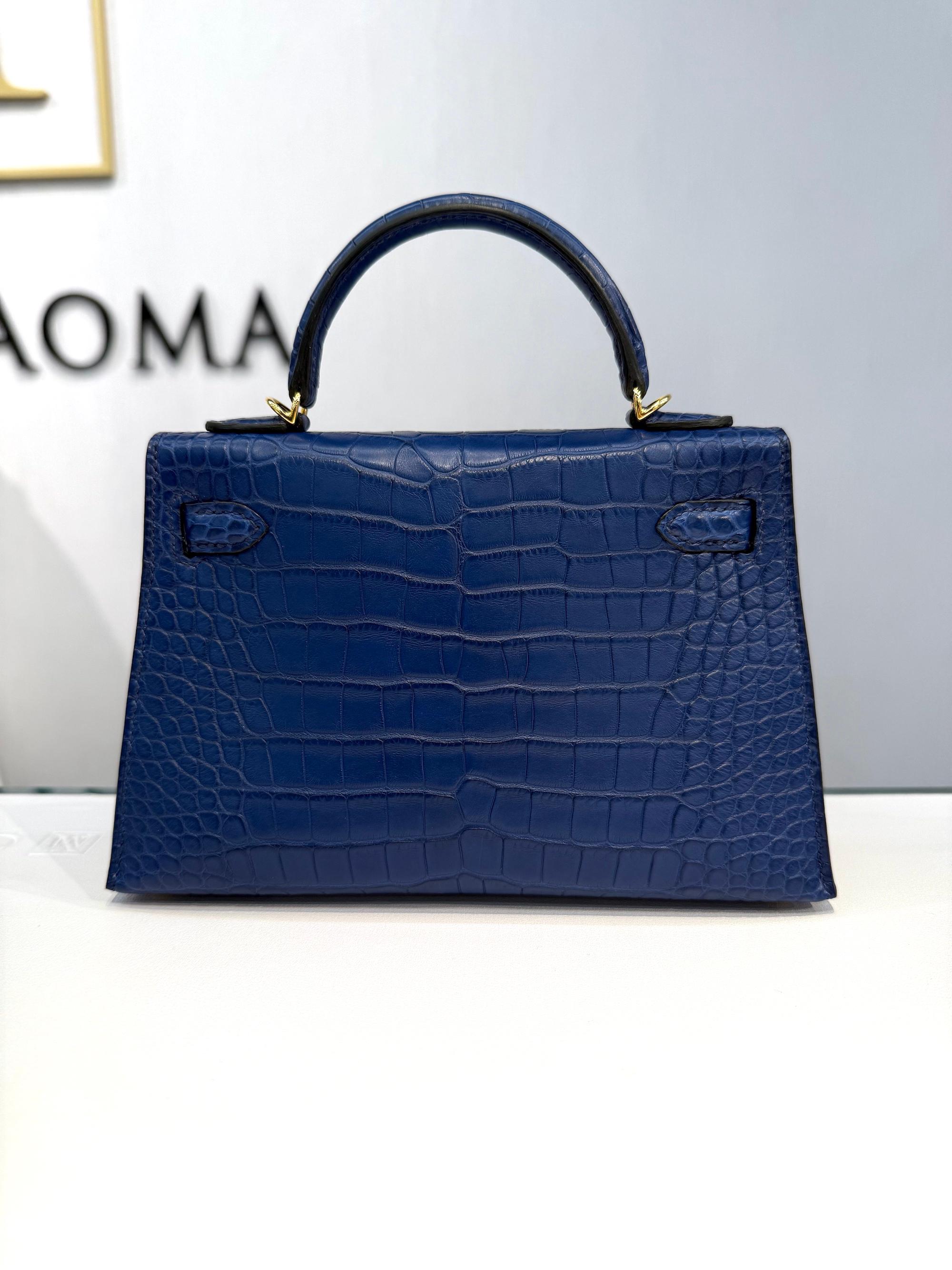 Mini Kelly II Bleu Saphir (73)