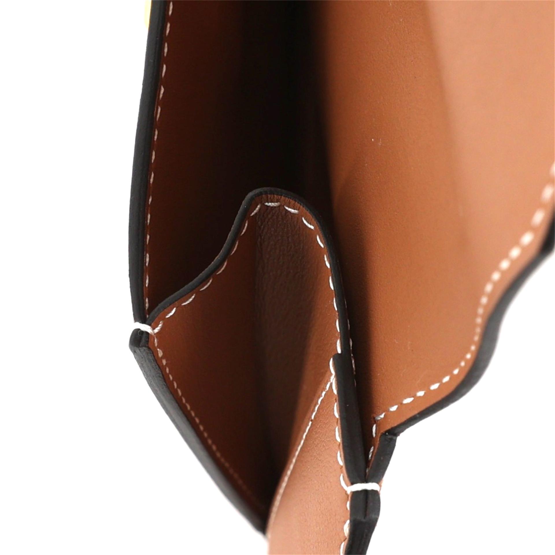 Unused ( Rank NS ) HERMÈS Elan Pocket 24 belt Gold (37) Swift Gold hardware B (2023) - 10