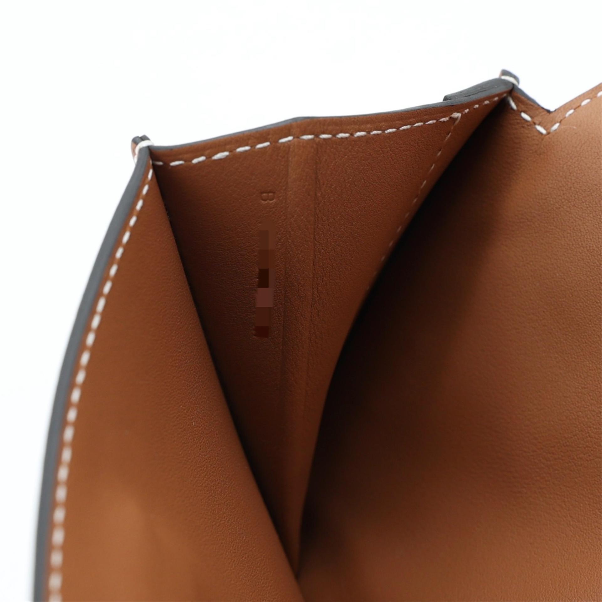 Unused ( Rank NS ) HERMÈS Elan Pocket 24 belt Gold (37) Swift Gold hardware B (2023) - 12