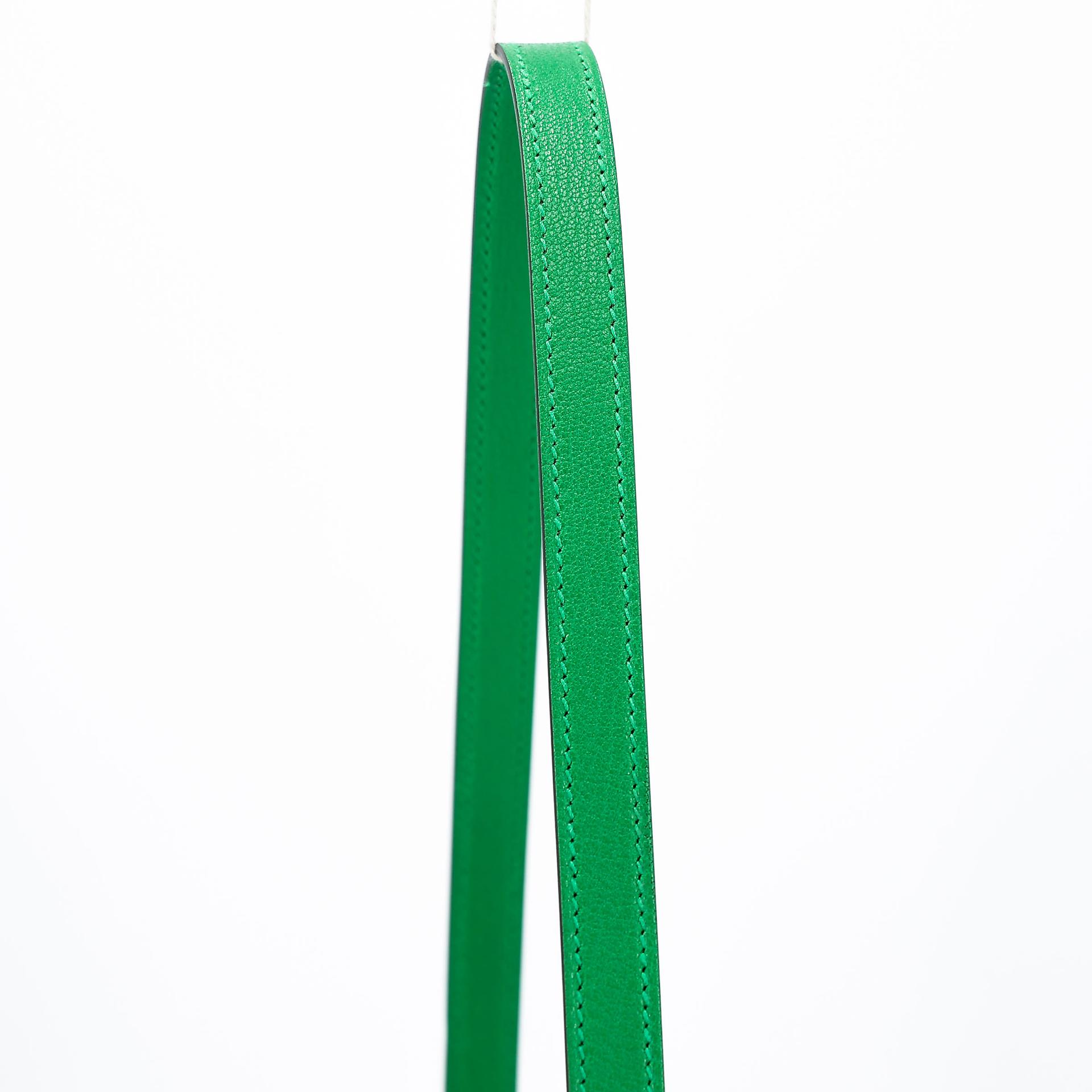 ランク N 新品  HERMÈS エルメス  ケリーエラン バンブー (1K) シェーブル ゴールド金具 W刻印 - 5