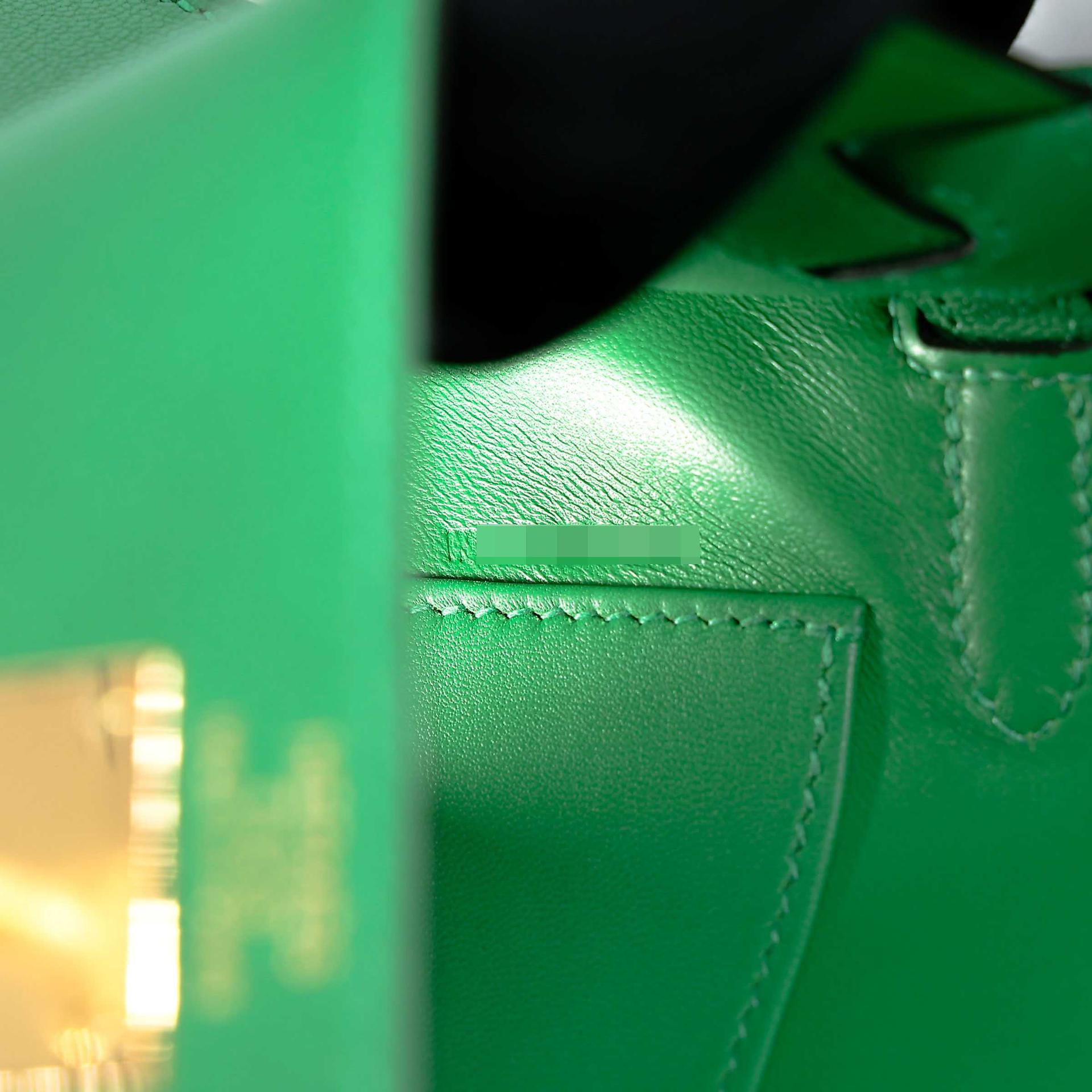 ランク N 新品  HERMÈS エルメス  ケリーエラン バンブー (1K) シェーブル ゴールド金具 W刻印 - 15