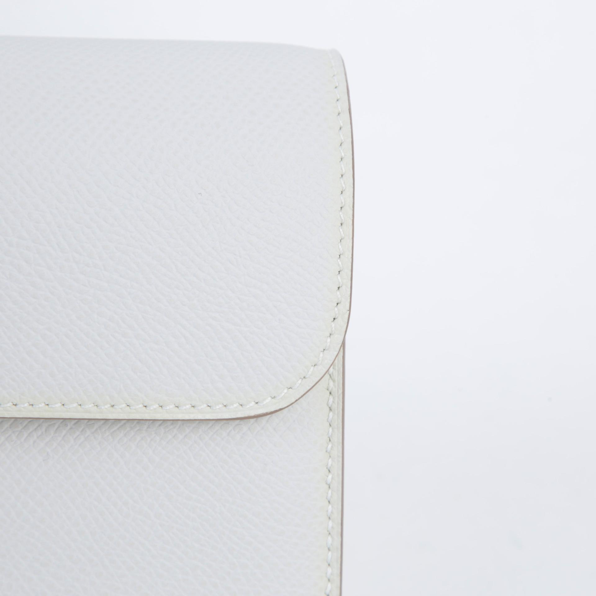 A美品  HERMÈS 愛馬仕  Constance To Go M4 奶灰色 Gris Pale Epsom皮 金扣 B刻 2023年 - 7