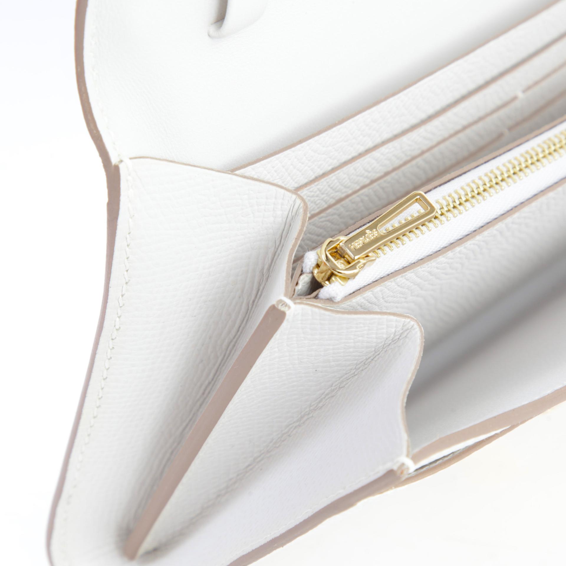 A美品  HERMÈS 愛馬仕  Constance To Go M4 奶灰色 Gris Pale Epsom皮 金扣 B刻 2023年 - 14