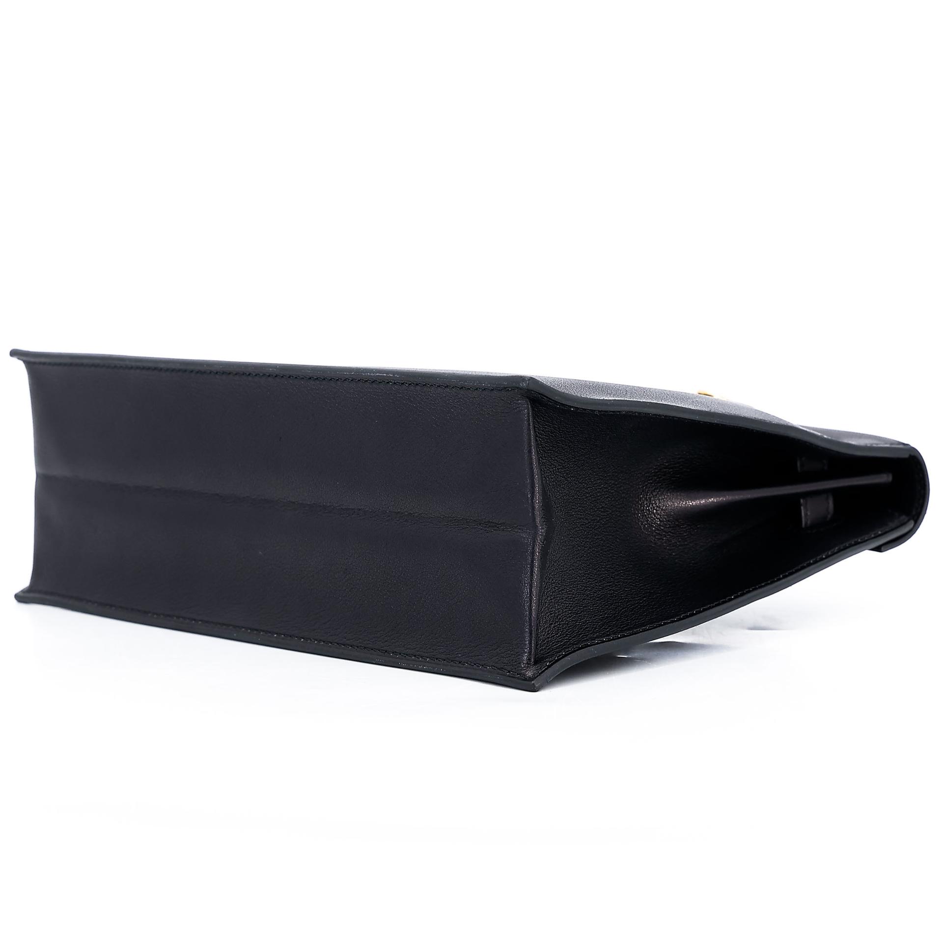 Brand New ( Rank N )  HERMÈS  Kelly Danse Black (89) Volupto calfskin Gold hardware K (2025) - 5