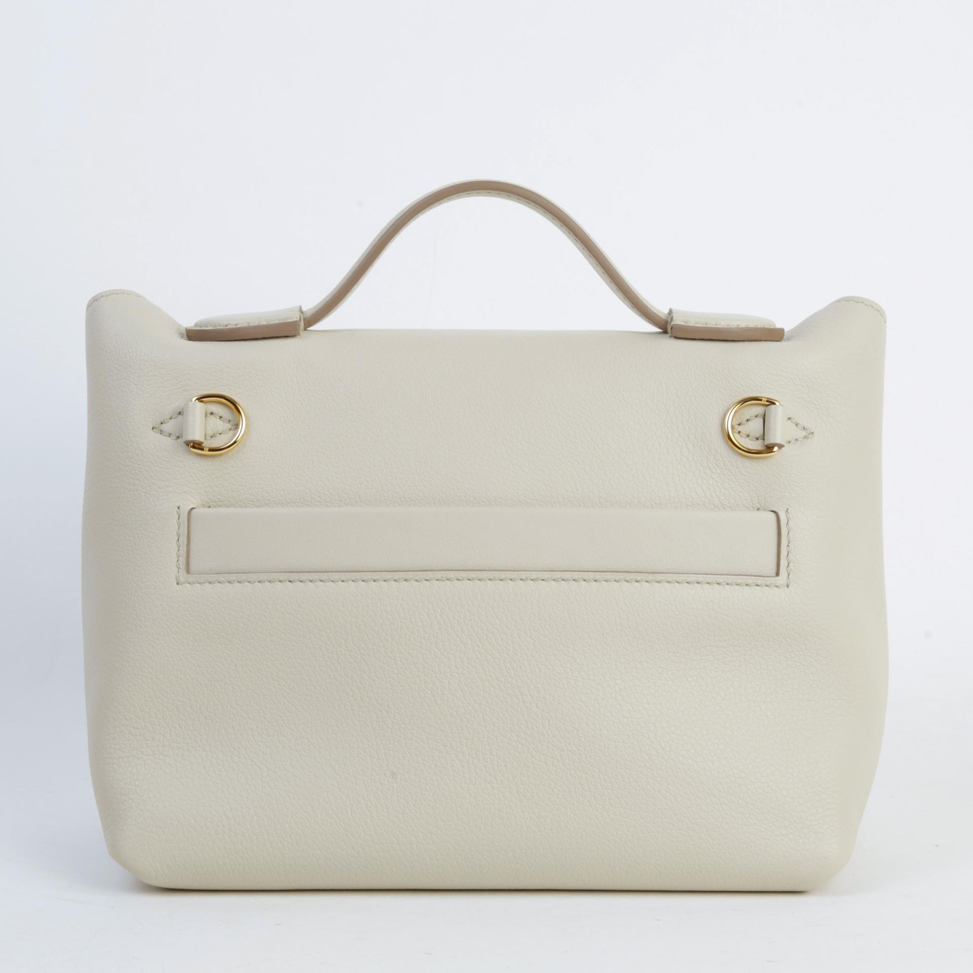 Brand New ( Rank N )  HERMÈS  24/24 - 21 mini Beton (8L) Evercolor Swift Gold hardware W (2024) - 2