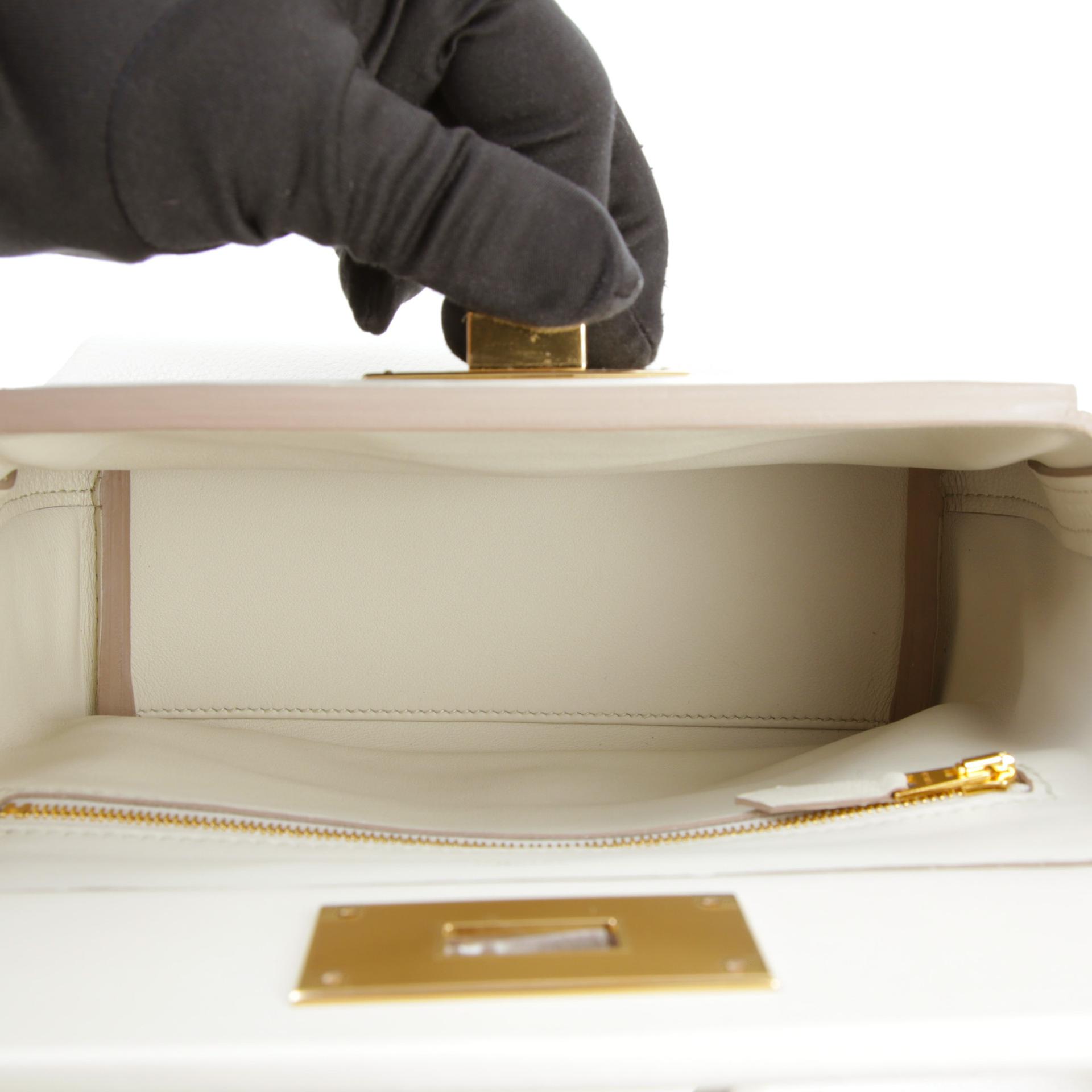 Brand New ( Rank N )  HERMÈS  24/24 - 21 mini Beton (8L) Evercolor Swift Gold hardware W (2024) - 11