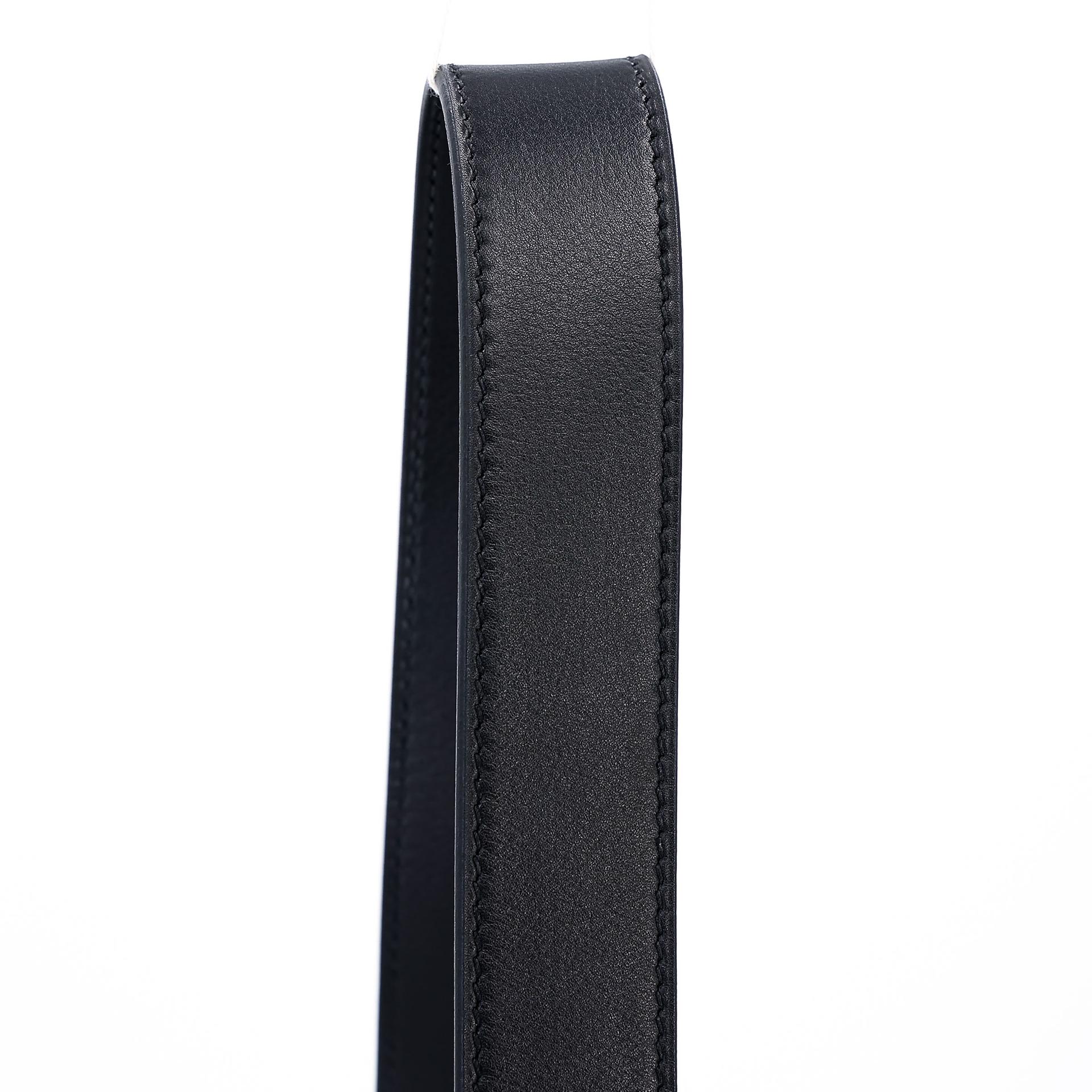 A美品  HERMÈS 爱马仕  Kelly Messenger PM 89 黑色 Noir Evergrain皮 银扣 K刻 2025年 - 5