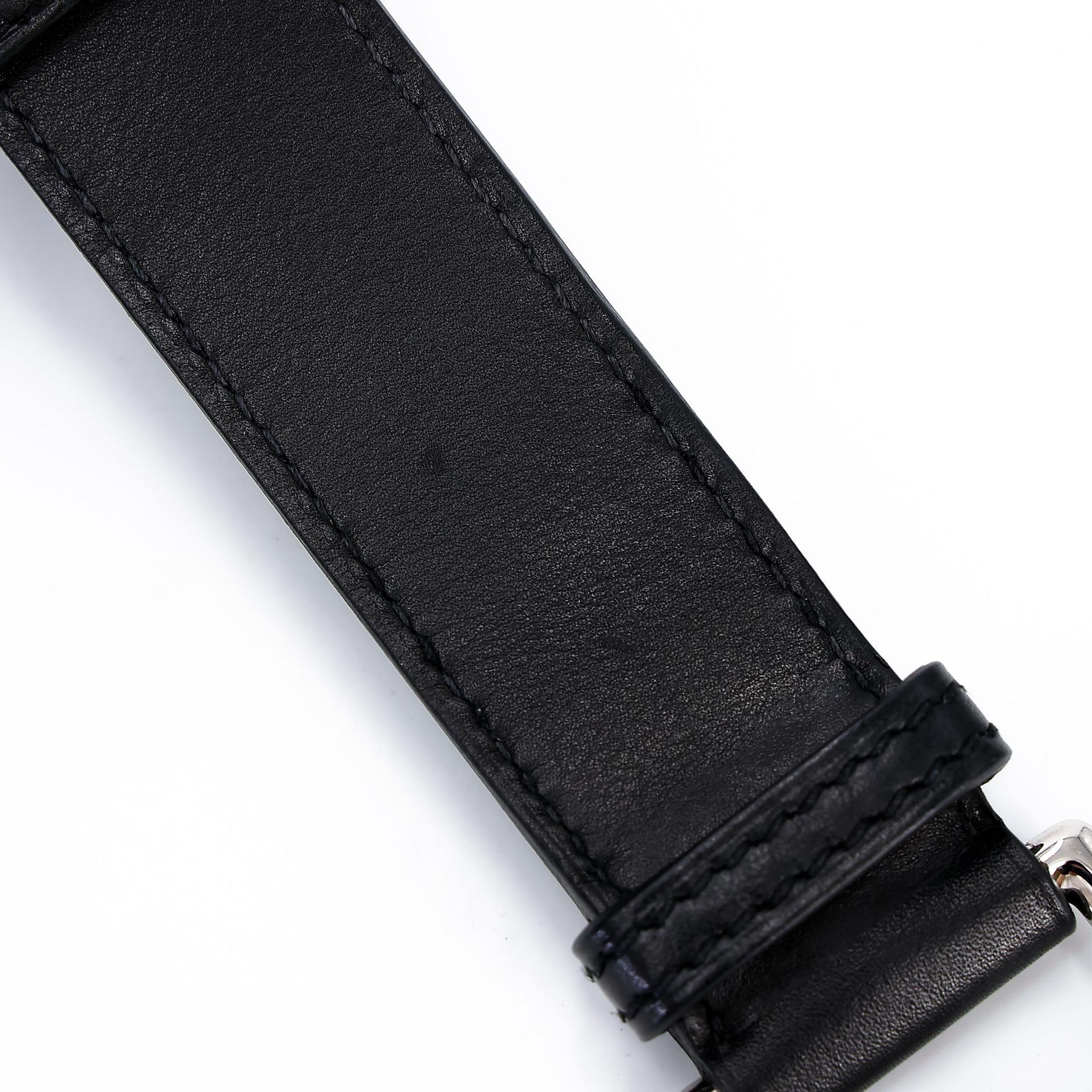 A美品  HERMÈS 爱马仕  Kelly Messenger PM 89 黑色 Noir Evergrain皮 银扣 K刻 2025年 - 9