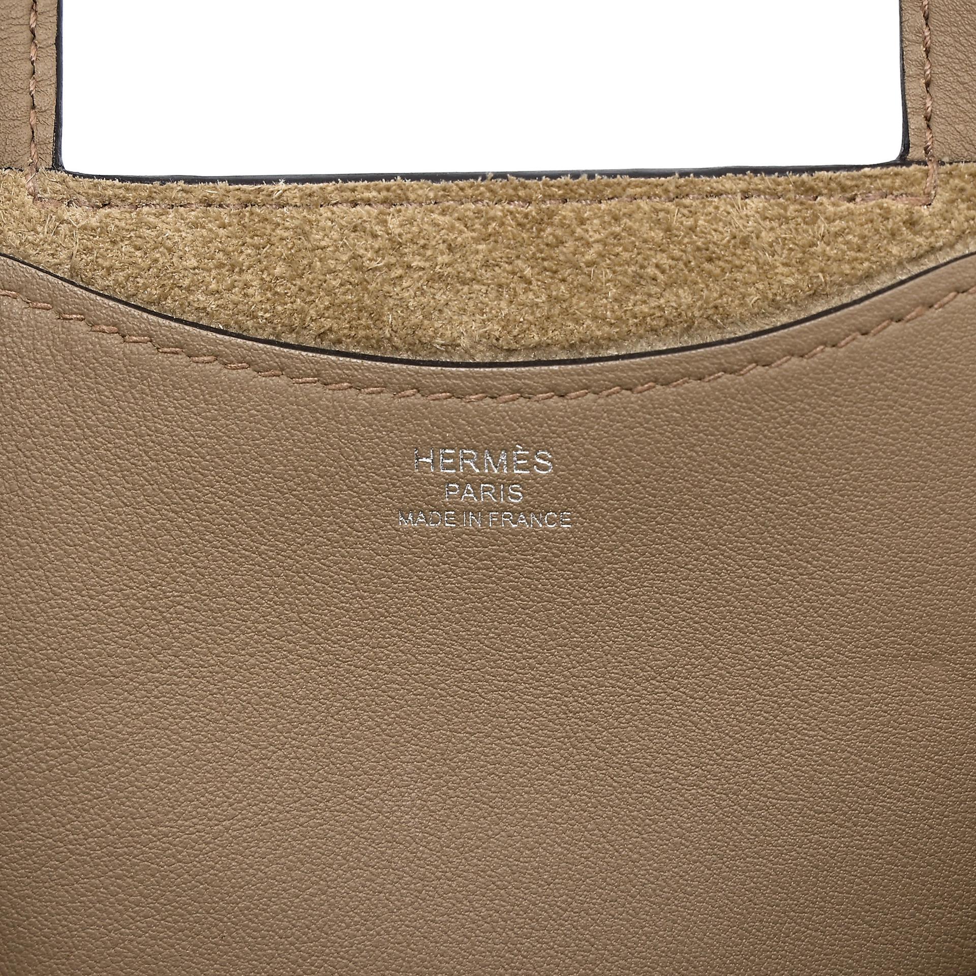 Unused ( Rank NS )  HERMÈS  In-The-Loop 18 Beige Marfa (8Q) Clemence Palladium hardware B (2023) - 11