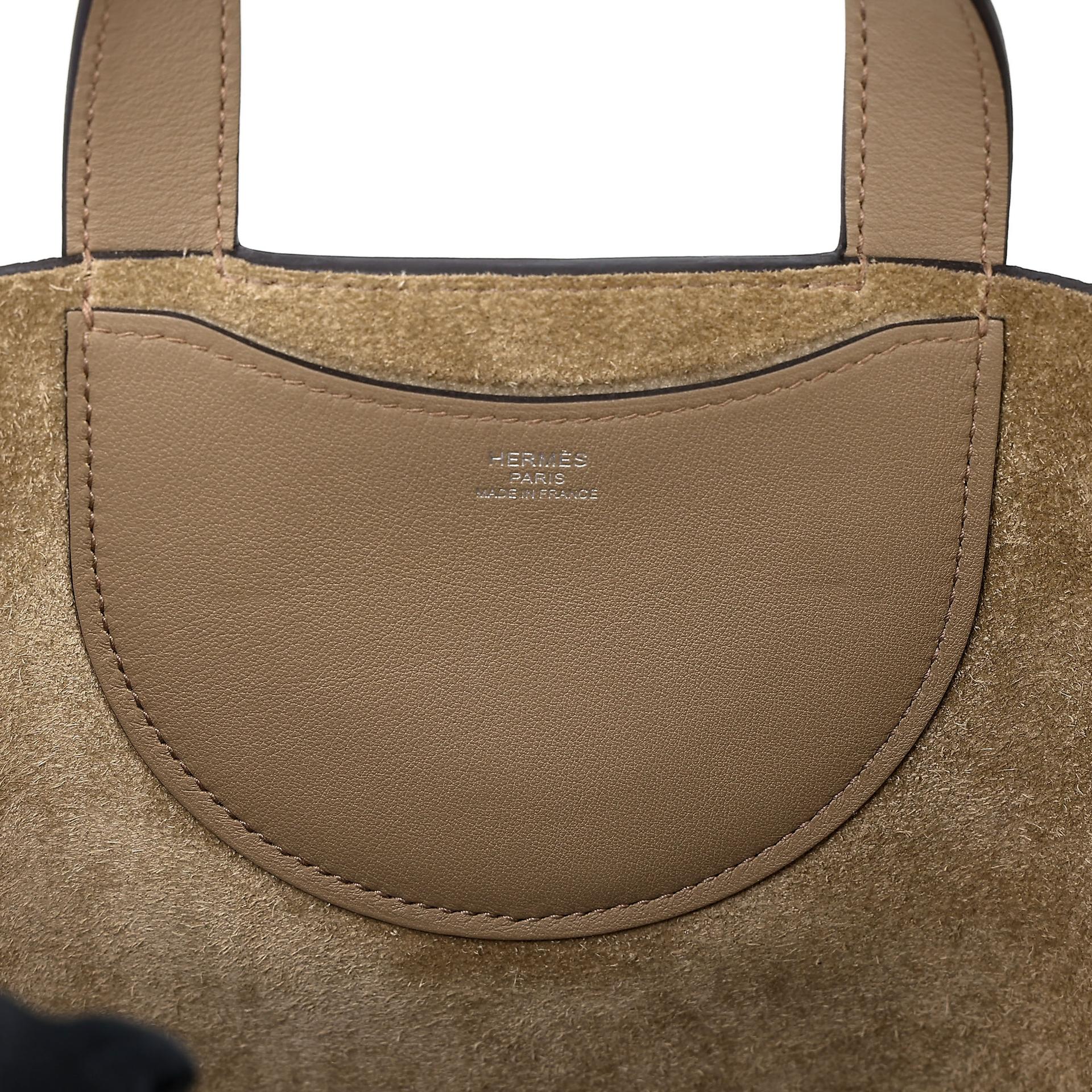 Unused ( Rank NS )  HERMÈS  In-The-Loop 18 Beige Marfa (8Q) Clemence Palladium hardware B (2023) - 12