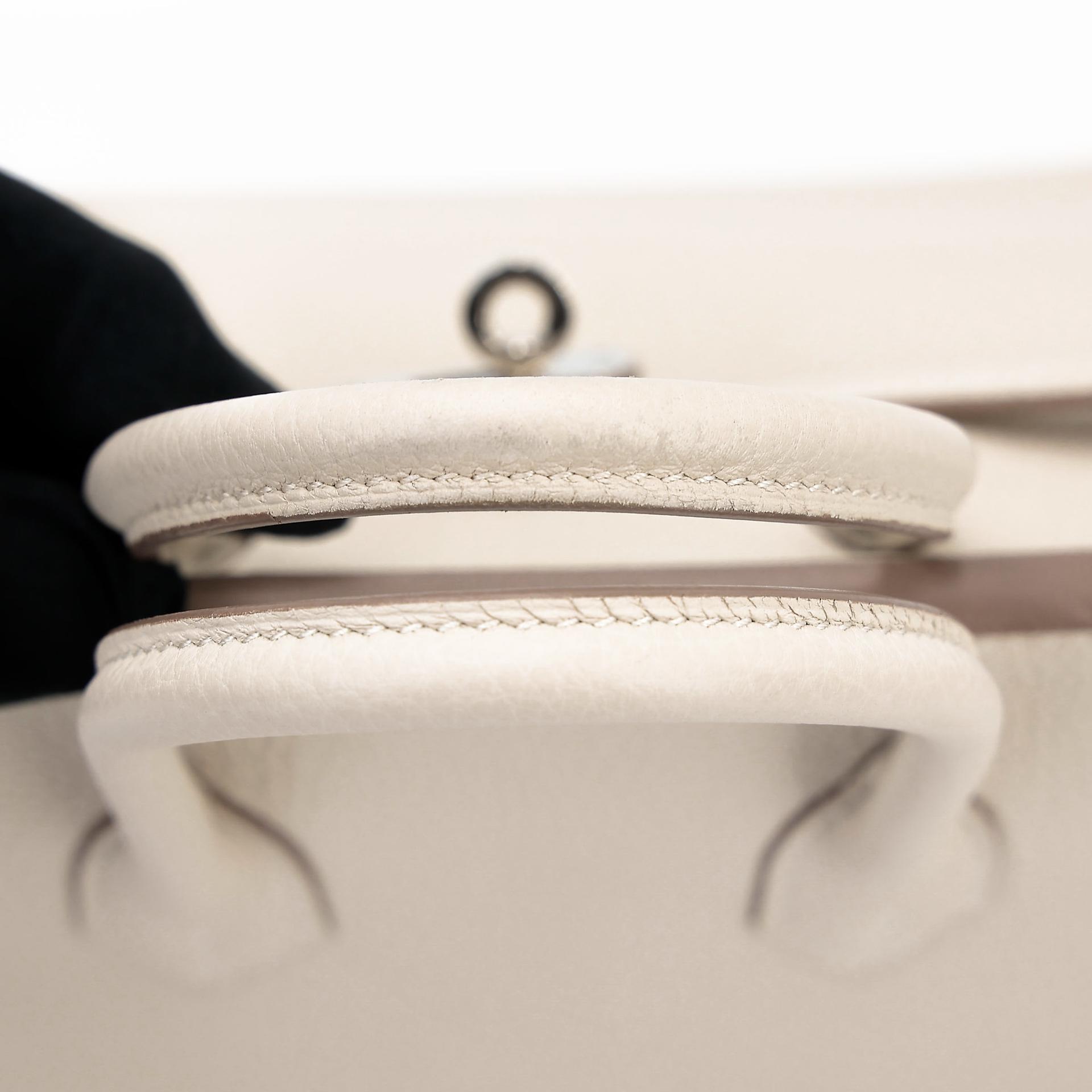 ランク A  HERMÈS エルメス  バーキン25 クレ (10) トゴ シルバー金具 Y刻印 - 7