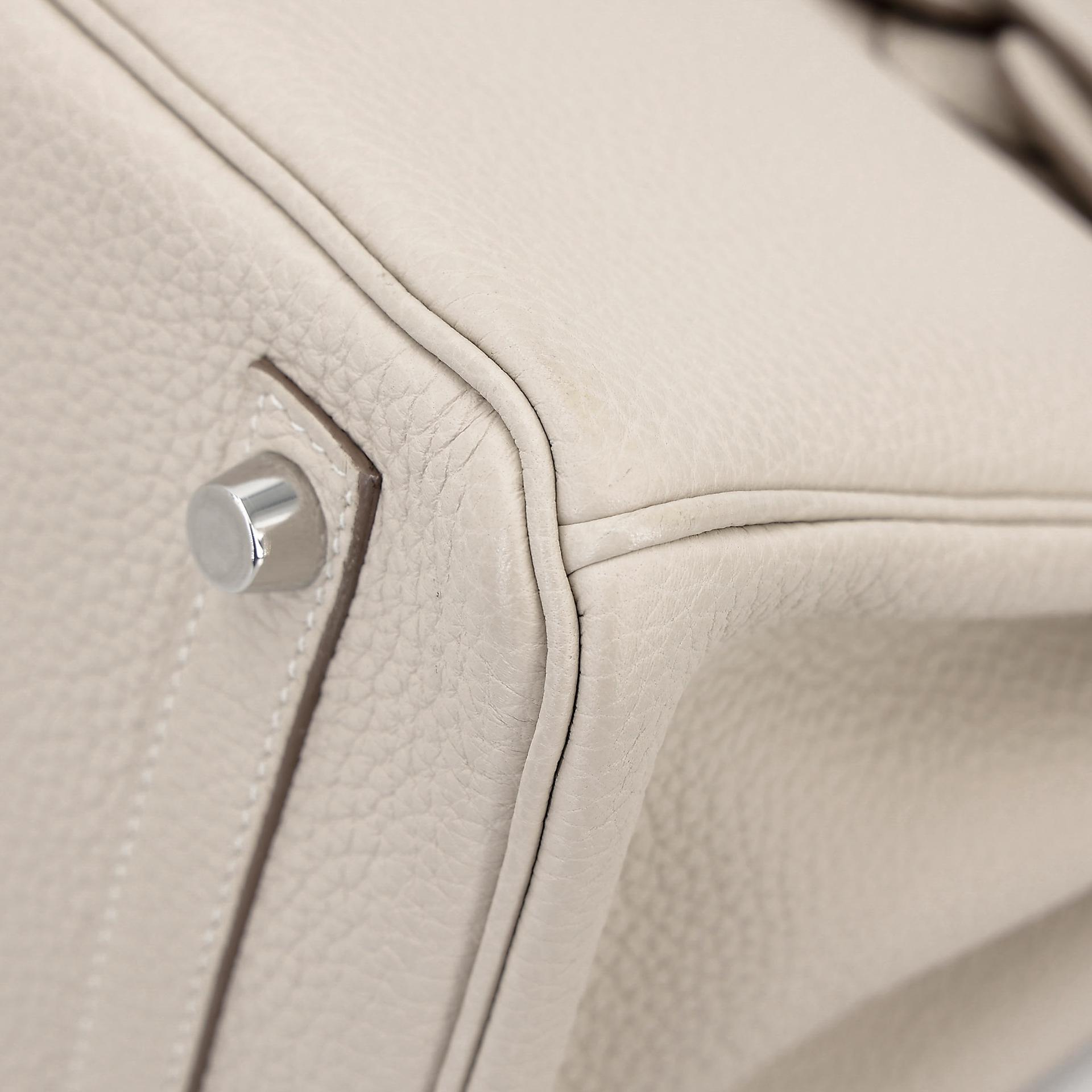 ランク A  HERMÈS エルメス  バーキン25 クレ (10) トゴ シルバー金具 Y刻印 - 12