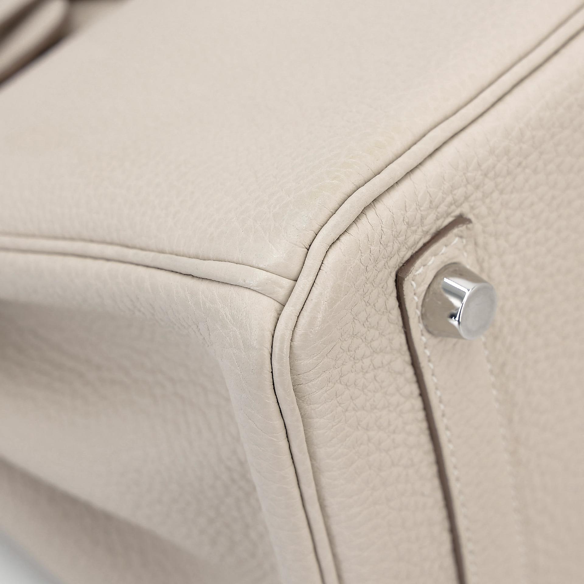 ランク A  HERMÈS エルメス  バーキン25 クレ (10) トゴ シルバー金具 Y刻印 - 13