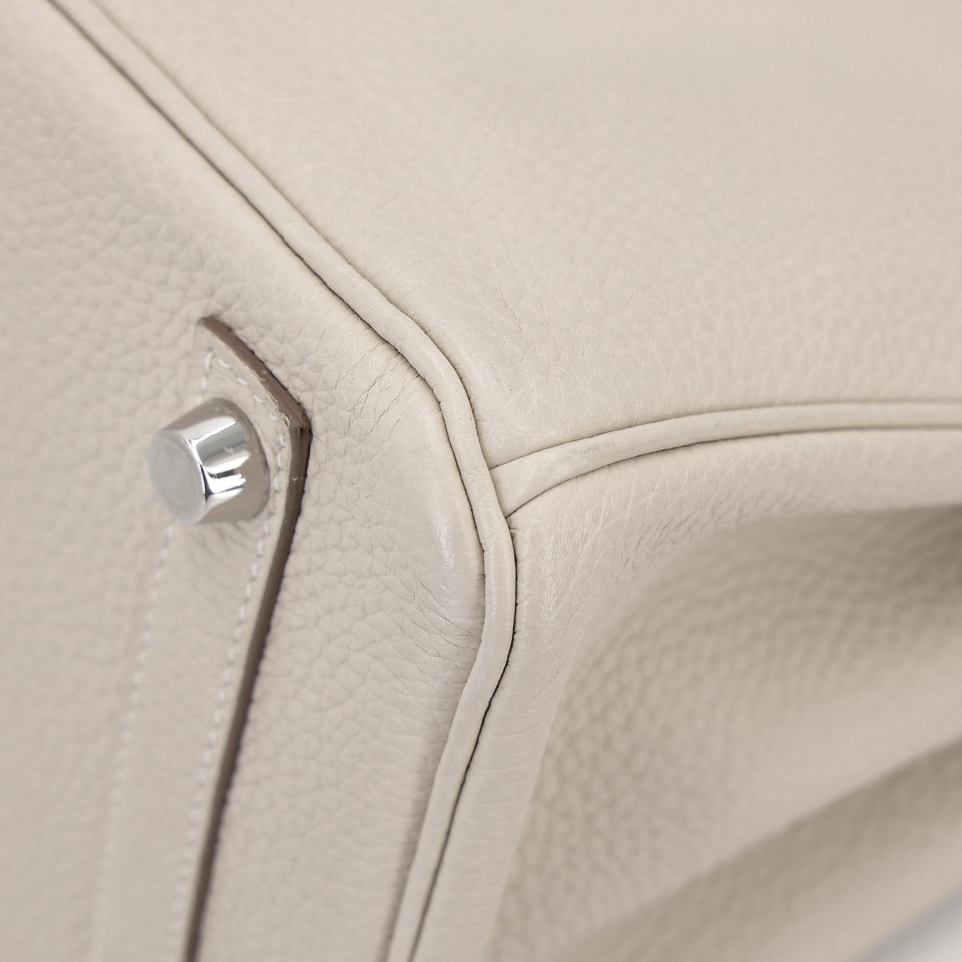ランク A  HERMÈS エルメス  バーキン25 クレ (10) トゴ シルバー金具 Y刻印 - 14