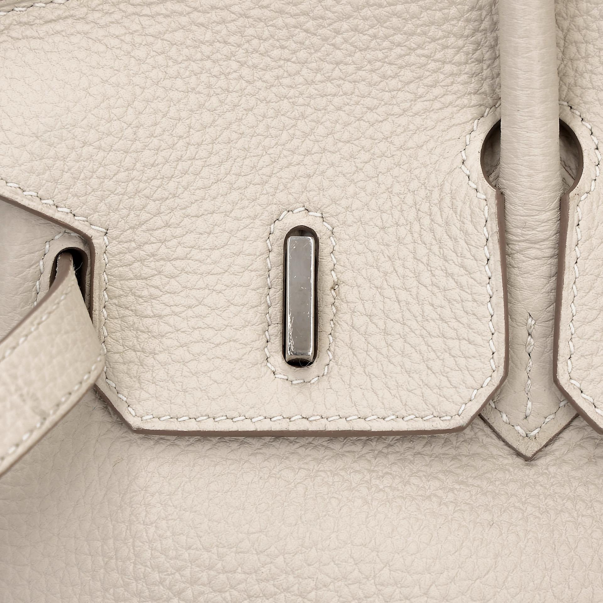 ランク A  HERMÈS エルメス  バーキン25 クレ (10) トゴ シルバー金具 Y刻印 - 19