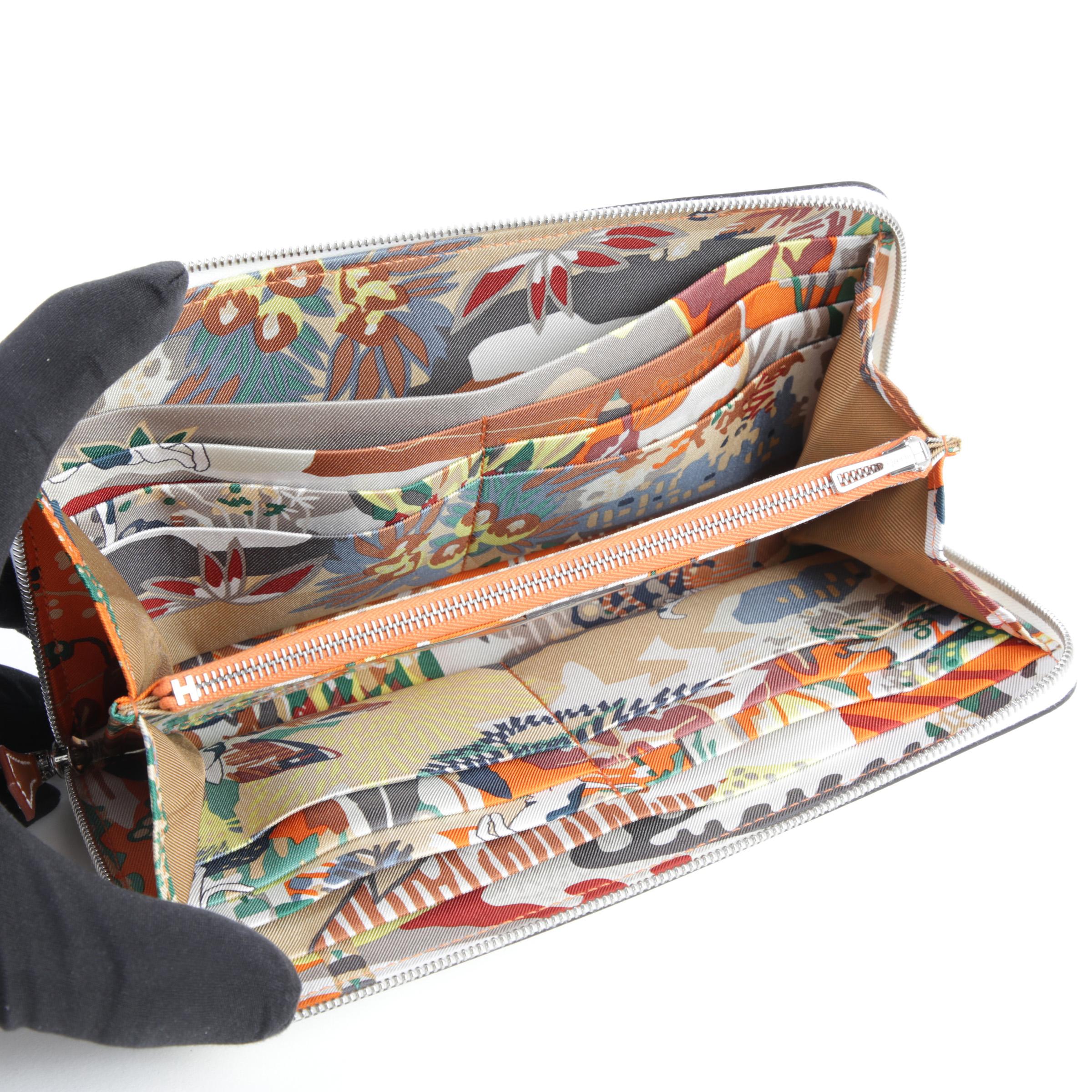 ランク NS 未使用品  HERMÈS エルメス  アザップロング シルクイン ニューホワイト (0U) エバーカラー シルバー金具 B刻印 - 8