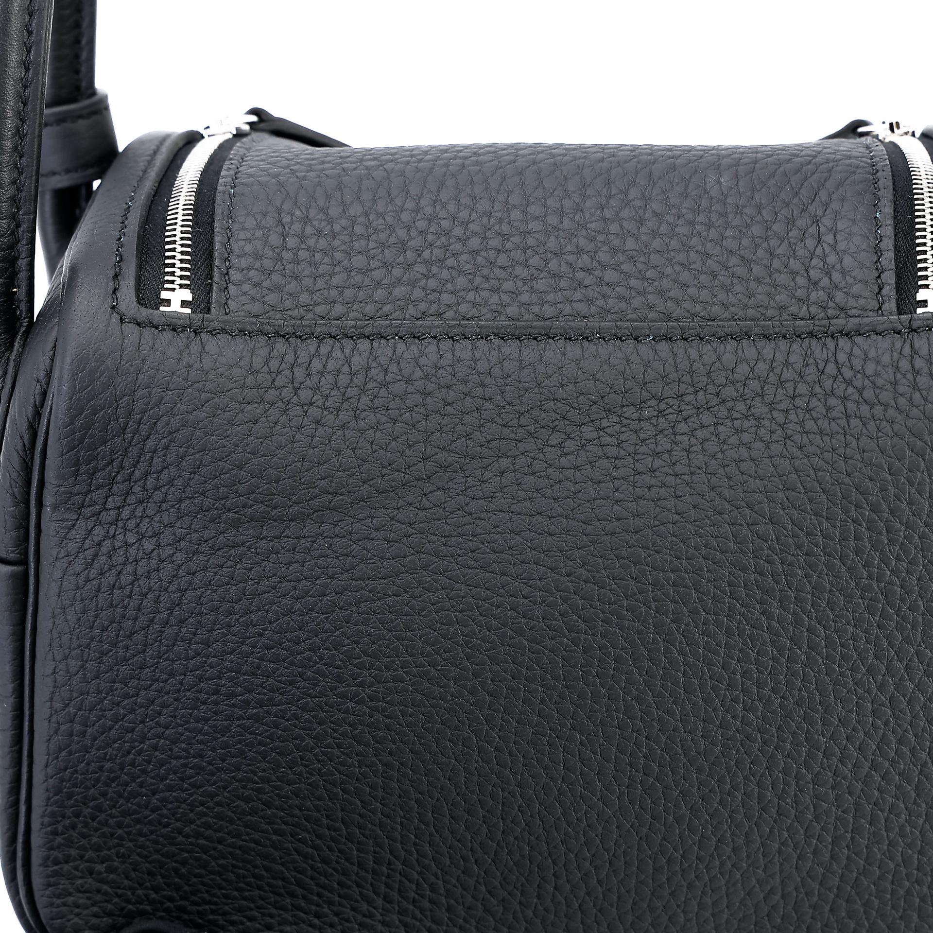 ランク N 新品 HERMÈS エルメス ミニリンディ2 ブラック (89) トリヨン シルバー金具 K刻印 (2025) - 10