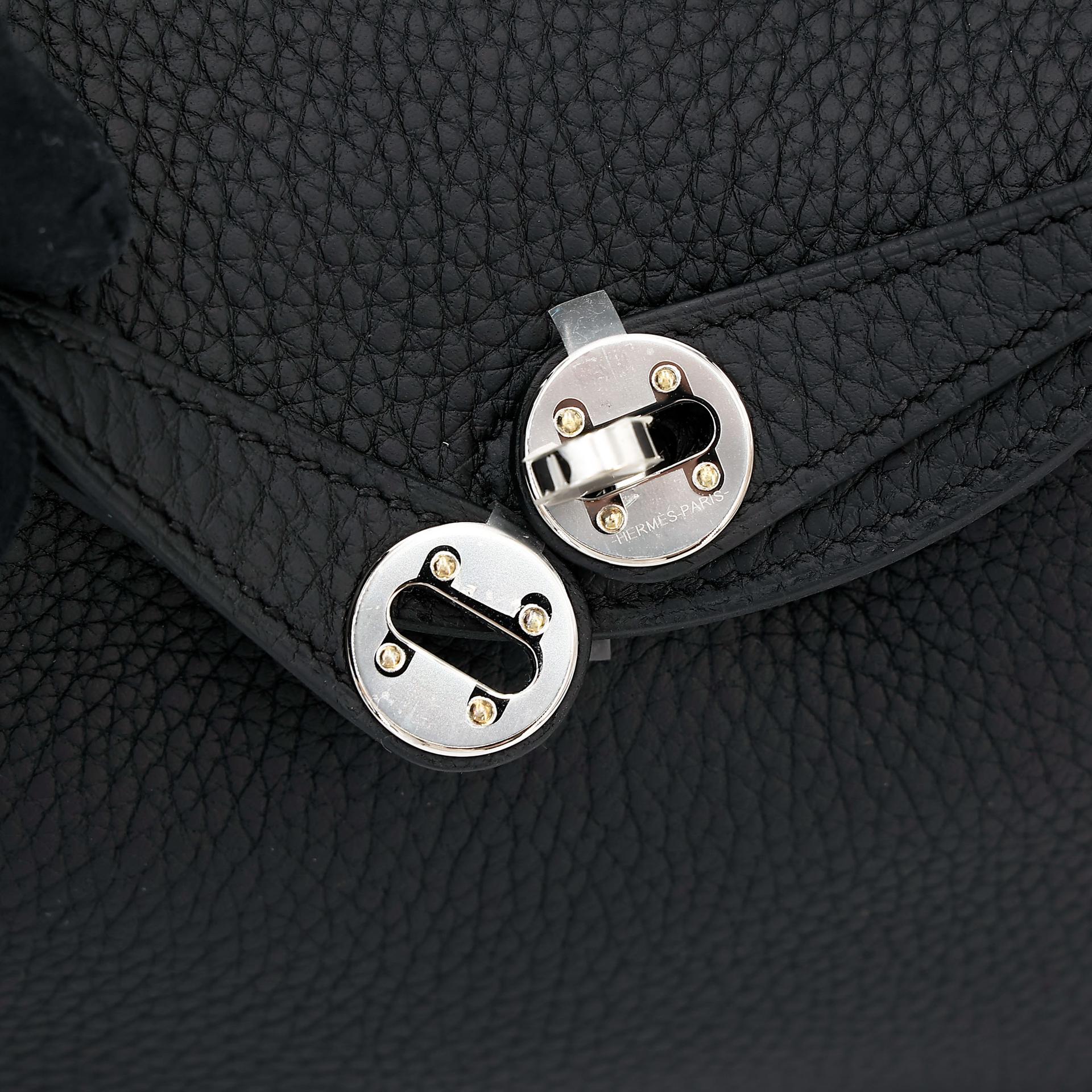 ランク N 新品 HERMÈS エルメス ミニリンディ2 ブラック (89) トリヨン シルバー金具 K刻印 (2025) - 12