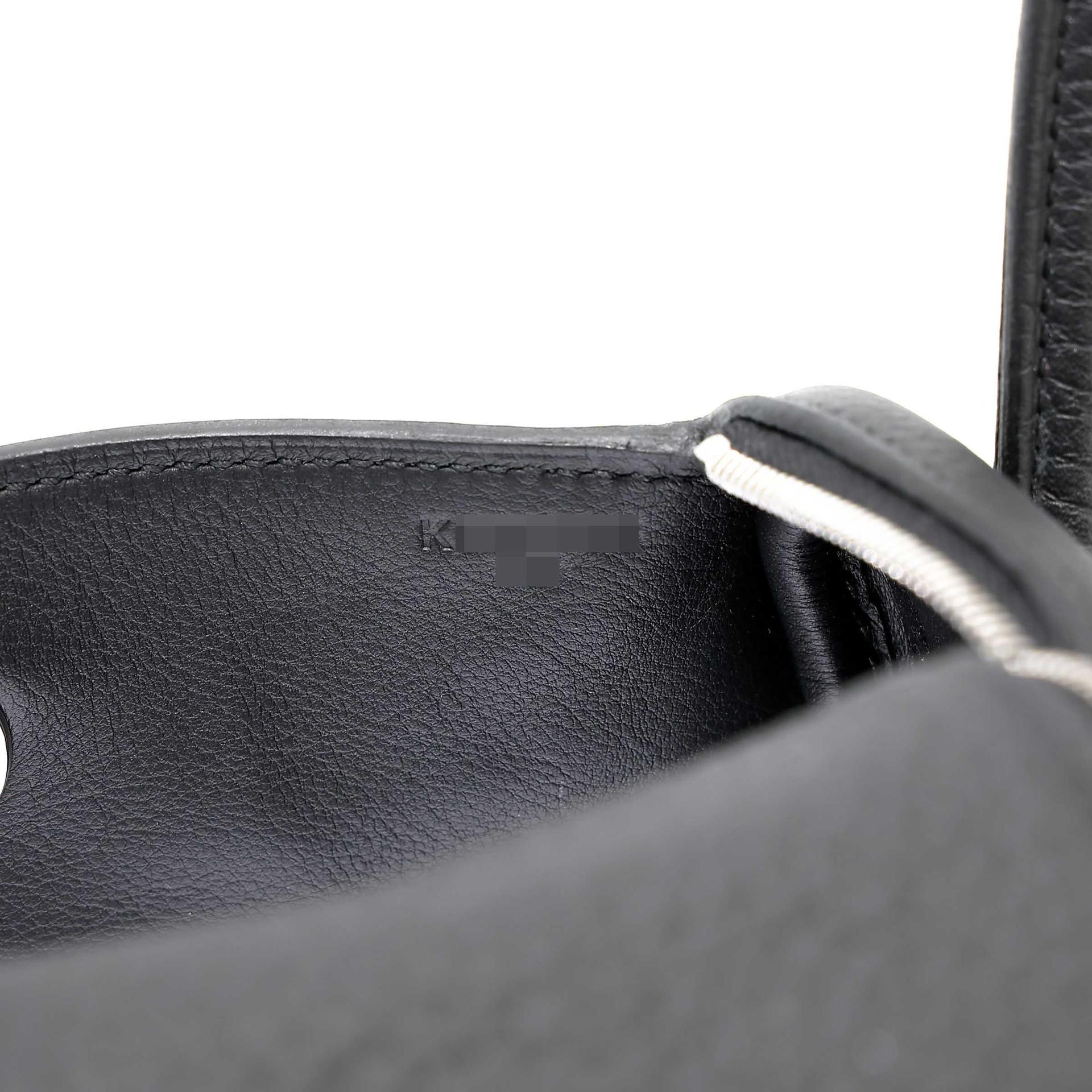 ランク N 新品 HERMÈS エルメス ミニリンディ2 ブラック (89) トリヨン シルバー金具 K刻印 (2025) - 16