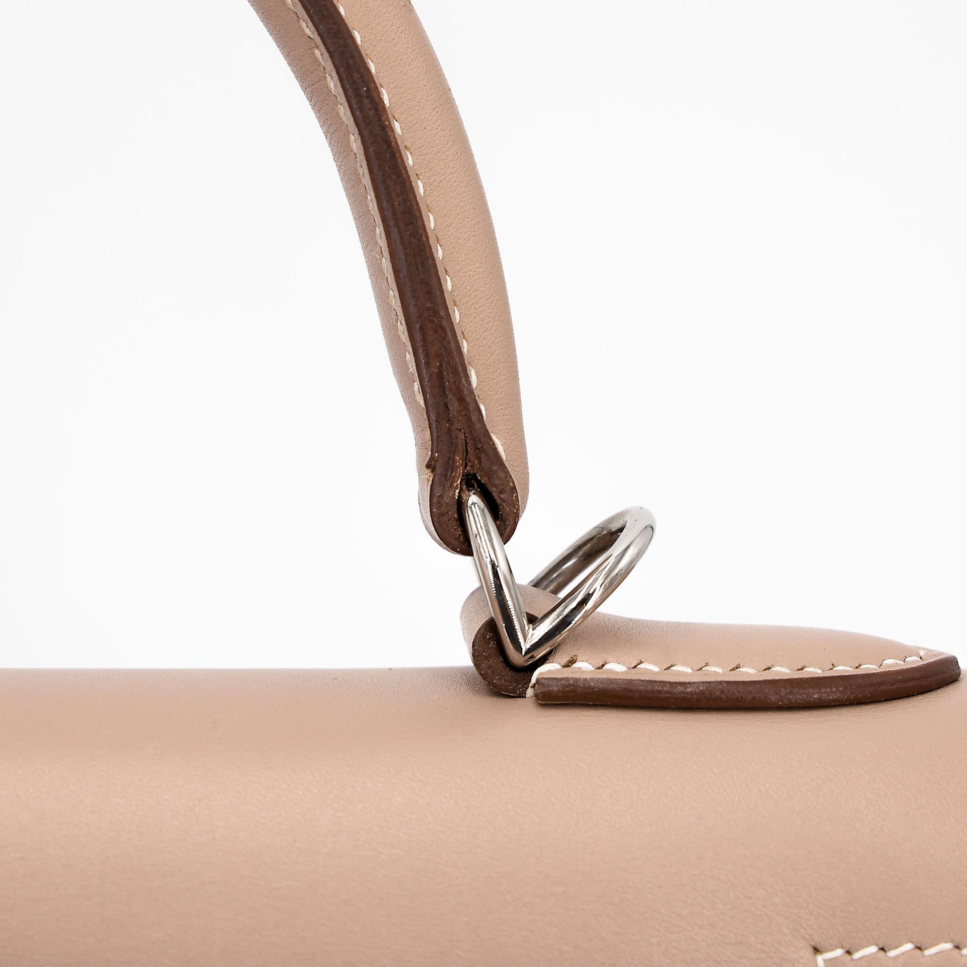 ランク A HERMÈS エルメス ケリー28 セリエ アルジル (1F) タデラクト ギロッシュ金具 □Q刻印 - 7