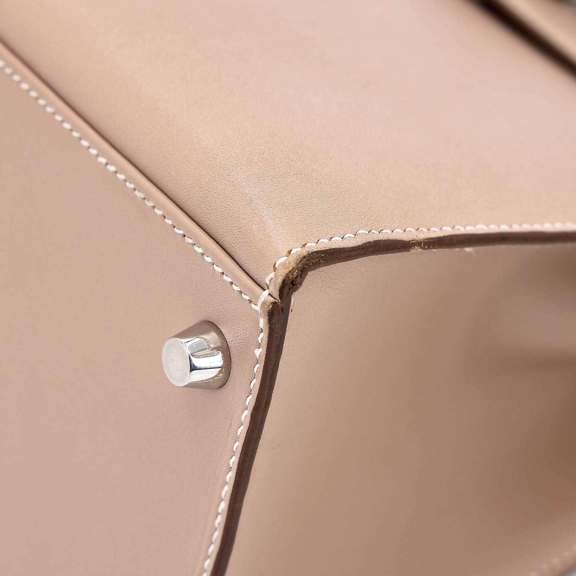 ランク A HERMÈS エルメス ケリー28 セリエ アルジル (1F) タデラクト ギロッシュ金具 □Q刻印 - 13