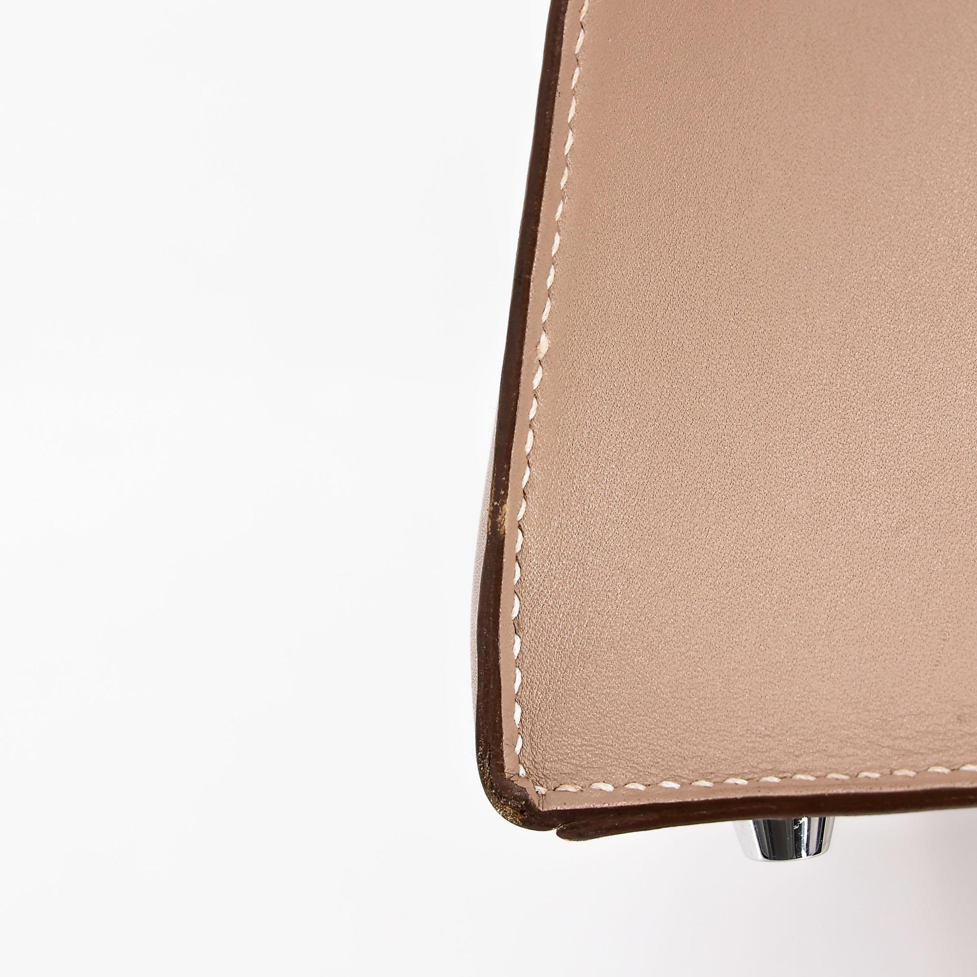ランク A HERMÈS エルメス ケリー28 セリエ アルジル (1F) タデラクト ギロッシュ金具 □Q刻印 - 17