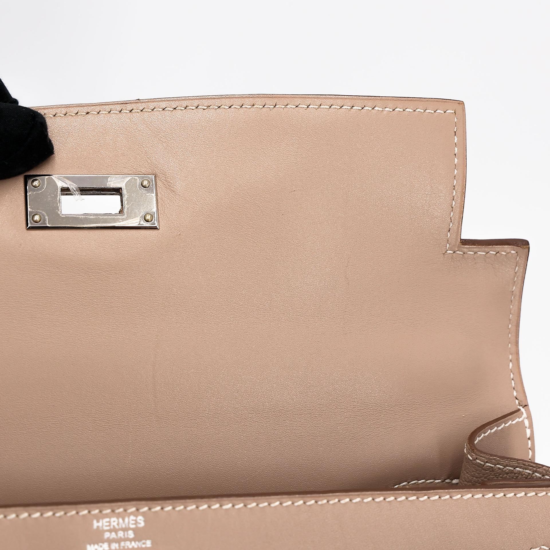 ランク A HERMÈS エルメス ケリー28 セリエ アルジル (1F) タデラクト ギロッシュ金具 □Q刻印 - 34