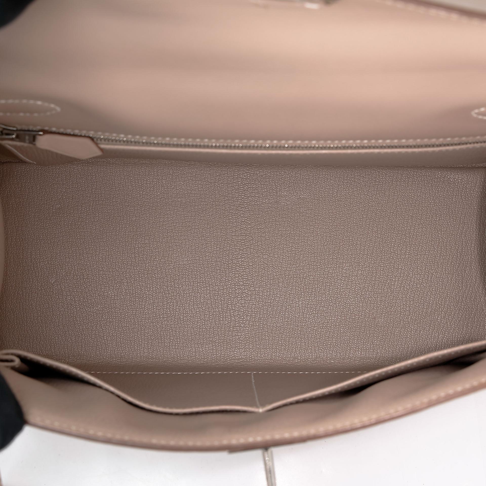 ランク A HERMÈS エルメス ケリー28 セリエ アルジル (1F) タデラクト ギロッシュ金具 □Q刻印 - 43