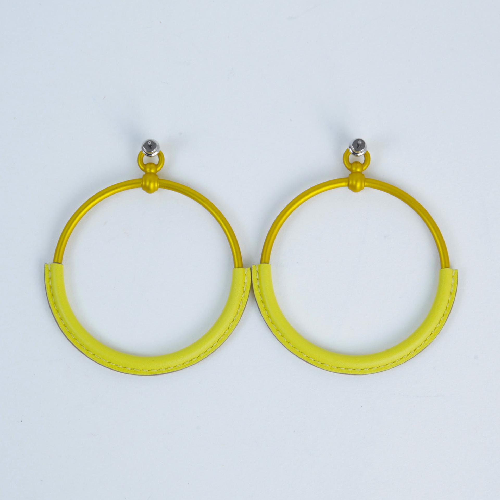 Loop earrings PM Lime (9R)