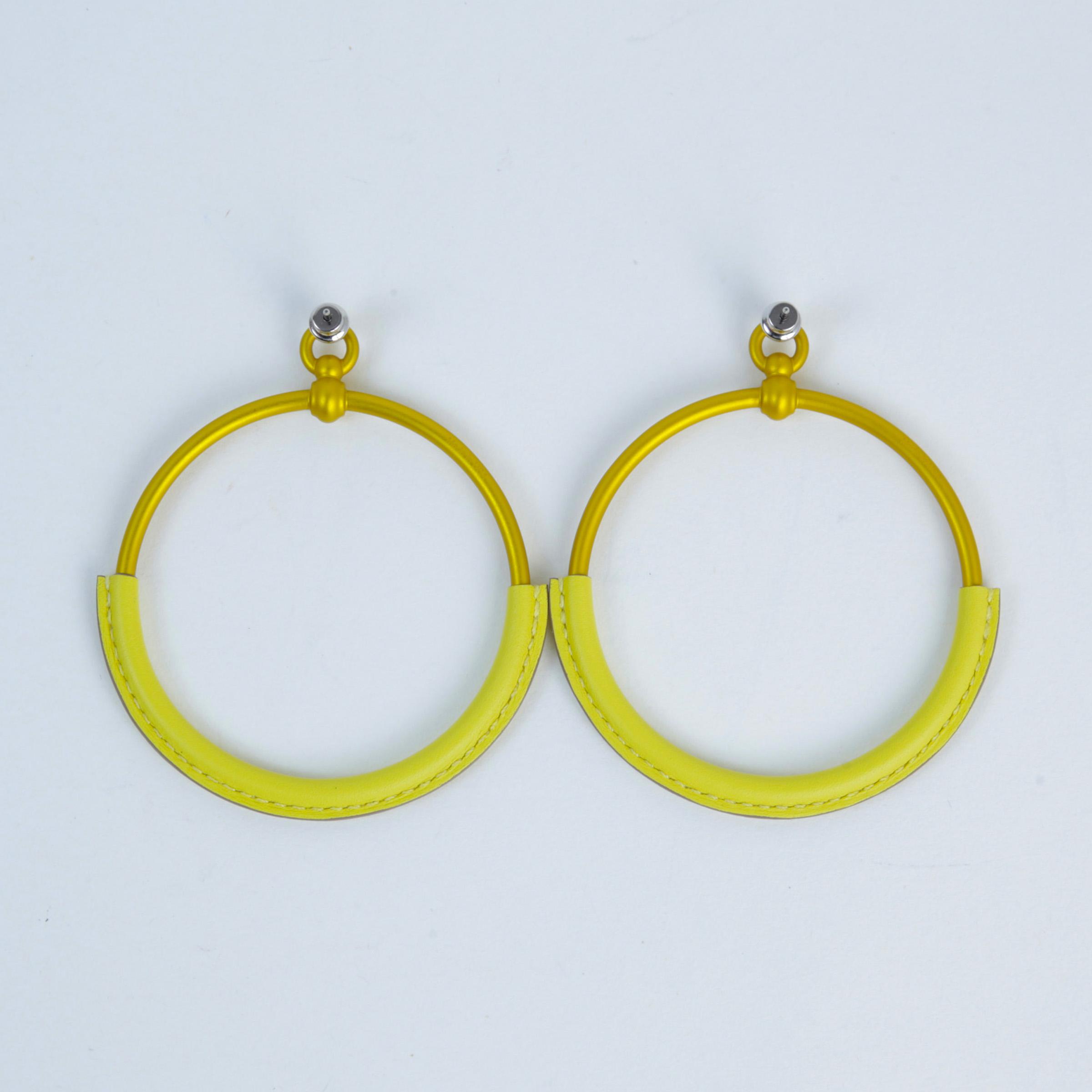 Loop earrings PM Lime (9R)