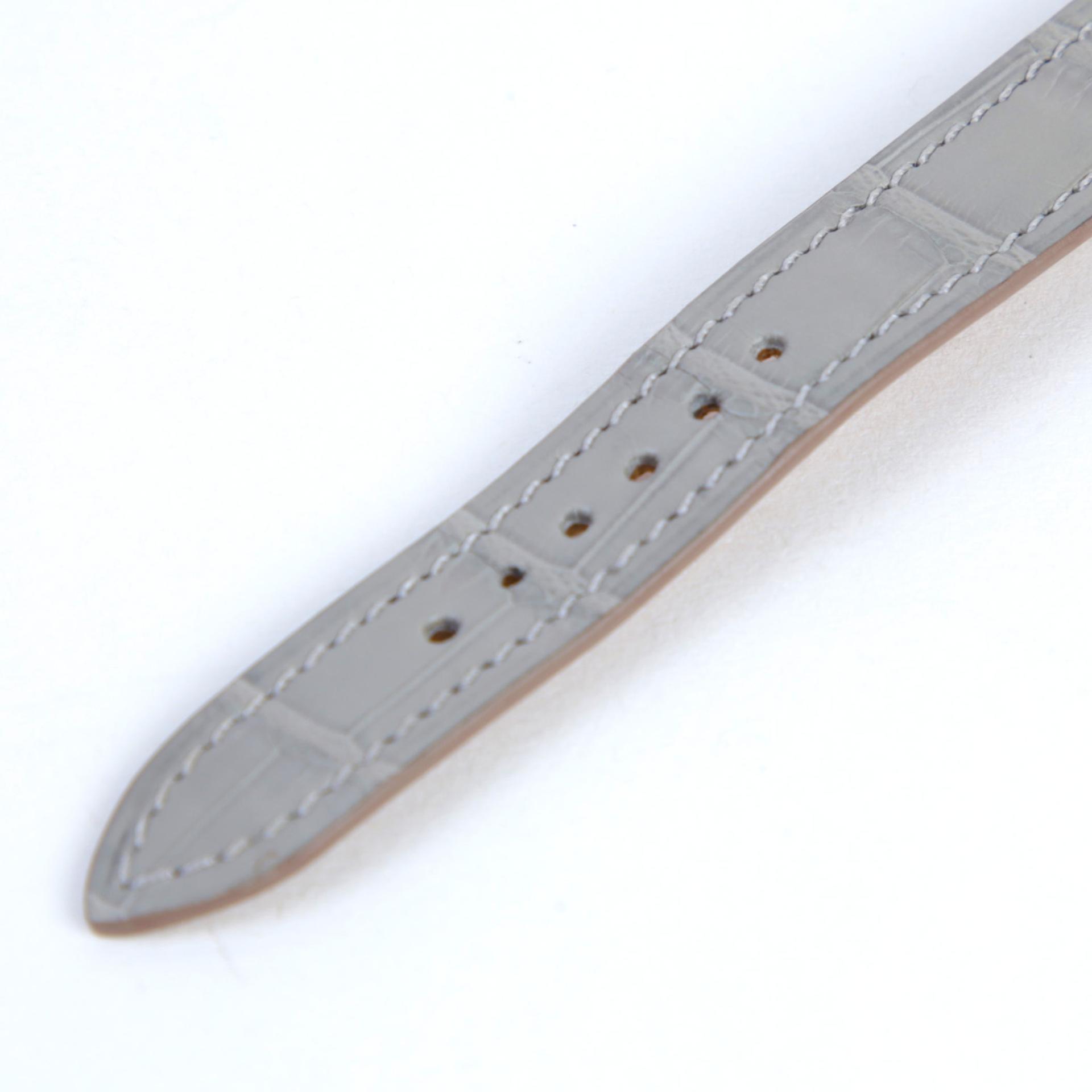 Unused ( Rank NS ) HERMÈS Watch Cape Cod 31mm Gris Ciment (0V) Alligator Palladium hardware - 4
