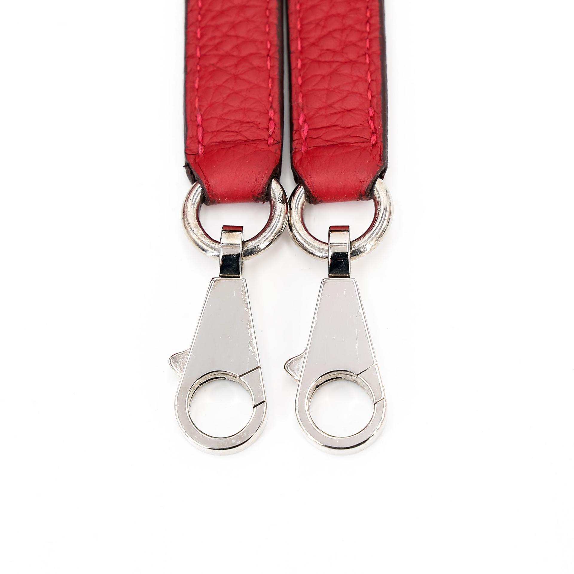 A美品  HERMÈS 愛馬仕  Bolide 31 Q5 國旗紅 Rouge Casaque Clemence小牛皮 銀扣 A刻 2017年 - 29