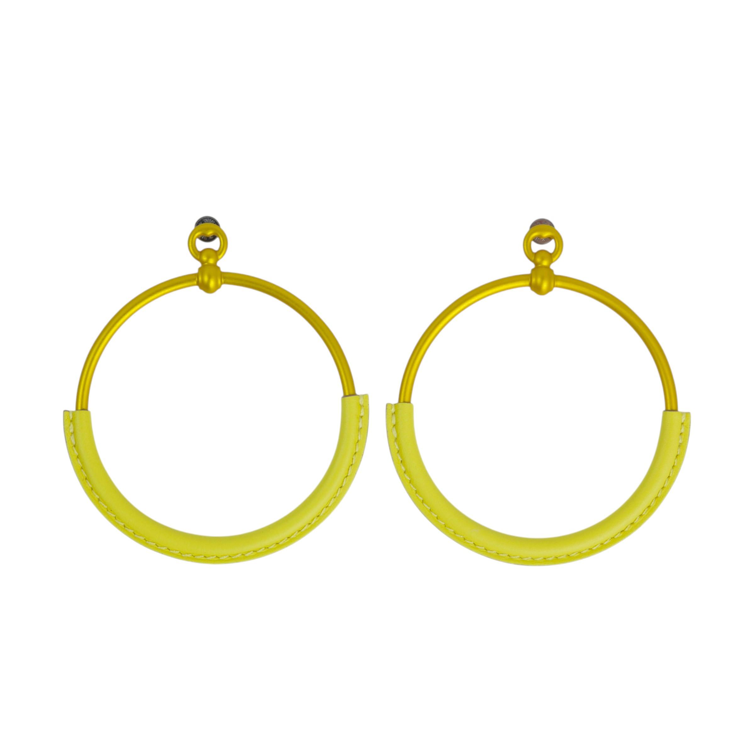 Loop earrings PM Lime (9R)