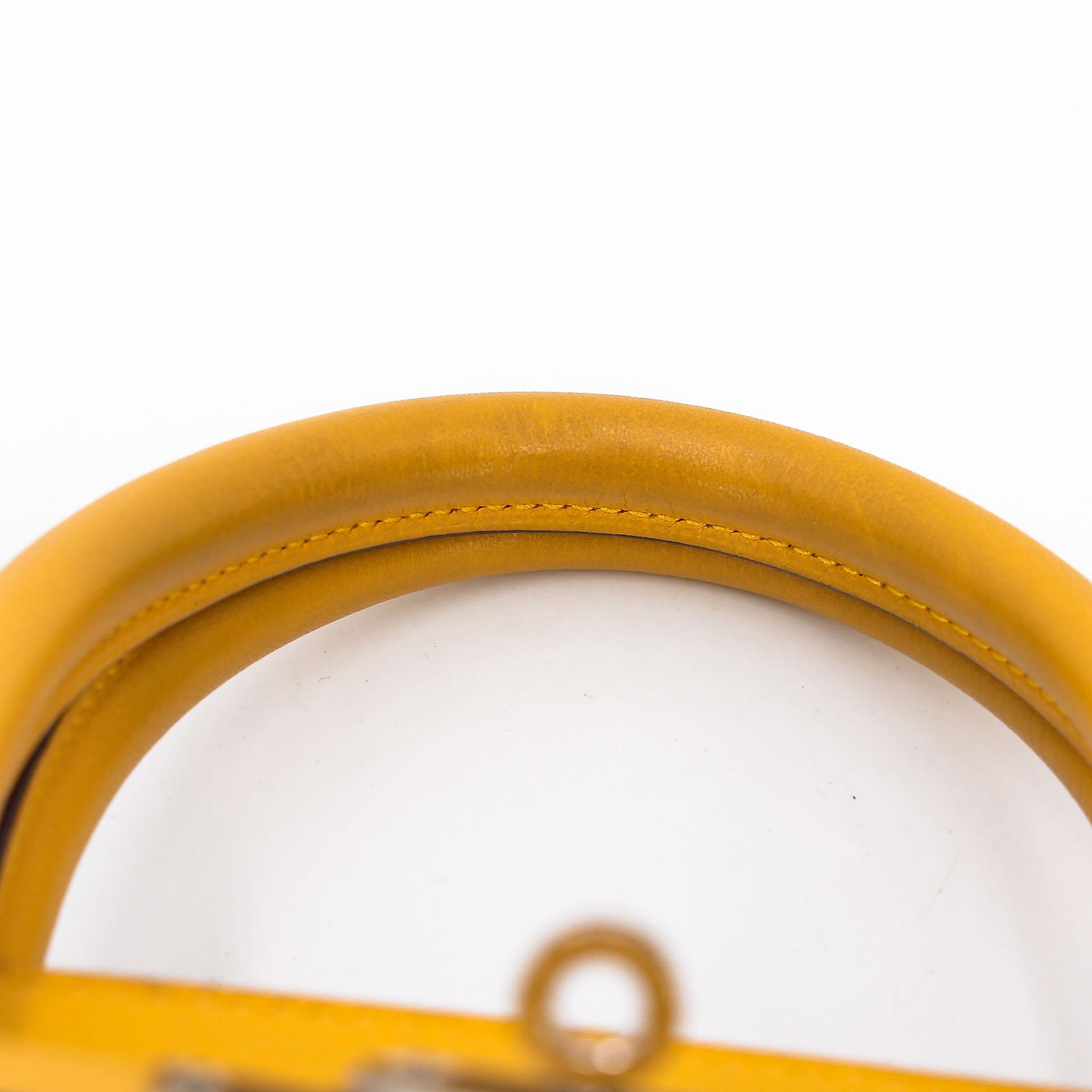 ランク A  HERMÈS エルメス  バーキン35 ジョーヌドール (9V) トリヨン ゴールド金具 □G刻印 - 6