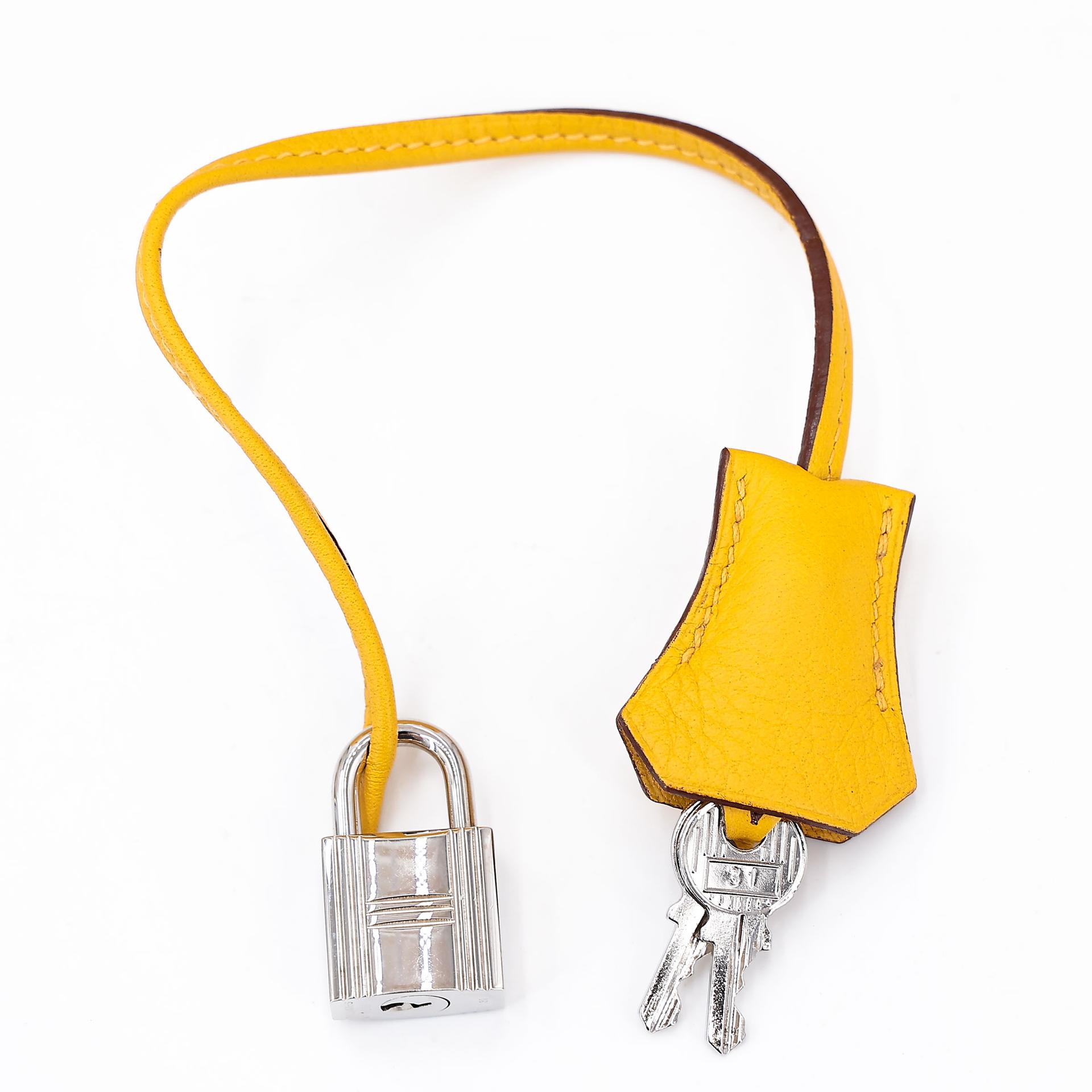 ランク A  HERMÈS エルメス  バーキン35 ジョーヌドール (9V) トリヨン ゴールド金具 □G刻印 - 43