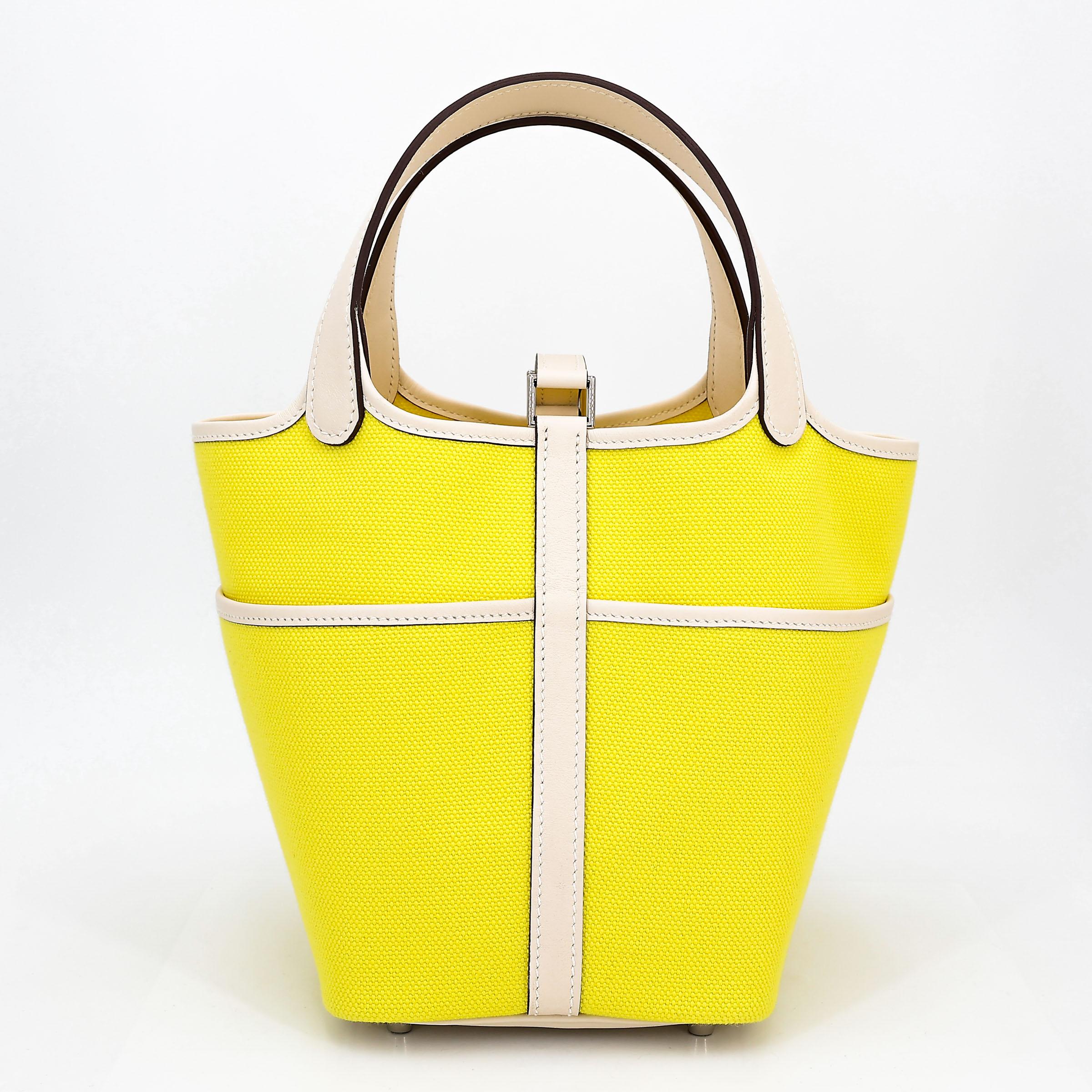 Picotin 菜篮子 PM 18 Cargo 9N 糖果黄 Jaune Citron I2 奶油白 Nata
