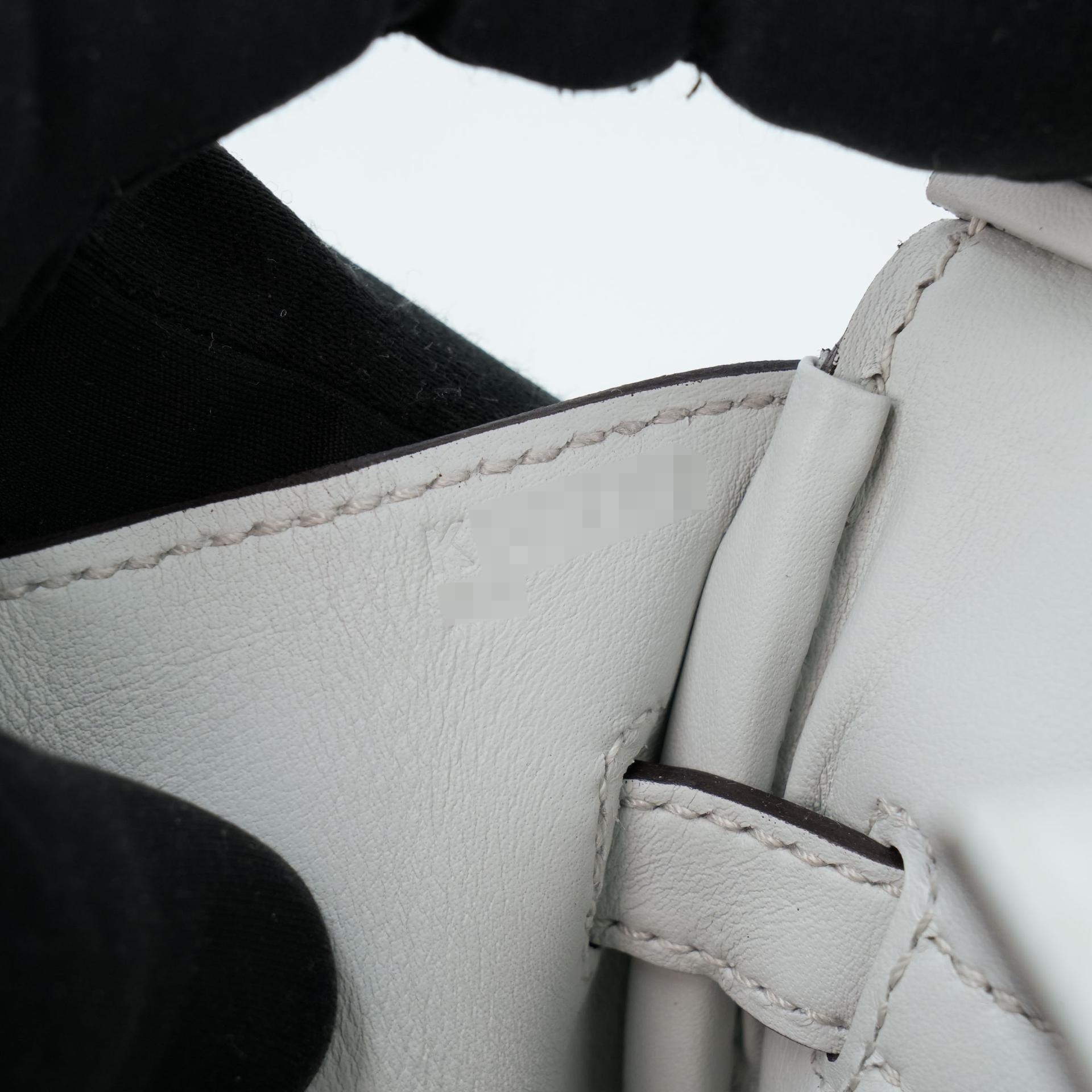Brand New ( Rank N ) HERMÈS Limited Edition Birkin Cargo 25 Gris Platine (N4) Canvas Swift Palladium hardware K (2025) - 22