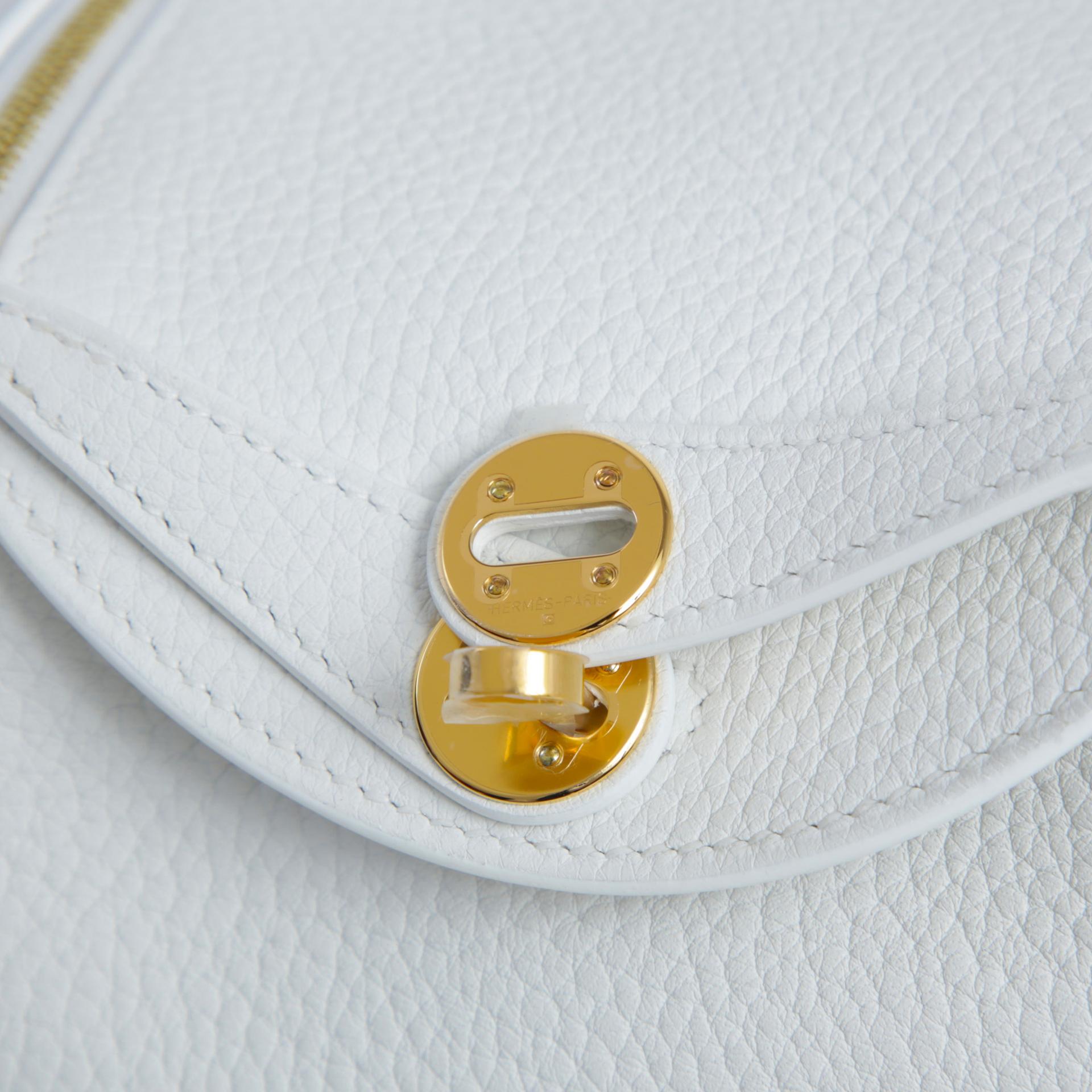 ランク N 新品  HERMÈS エルメス  ミニリンディ2 ニューホワイト (0U) トリヨン ゴールド金具 W刻印 - 8