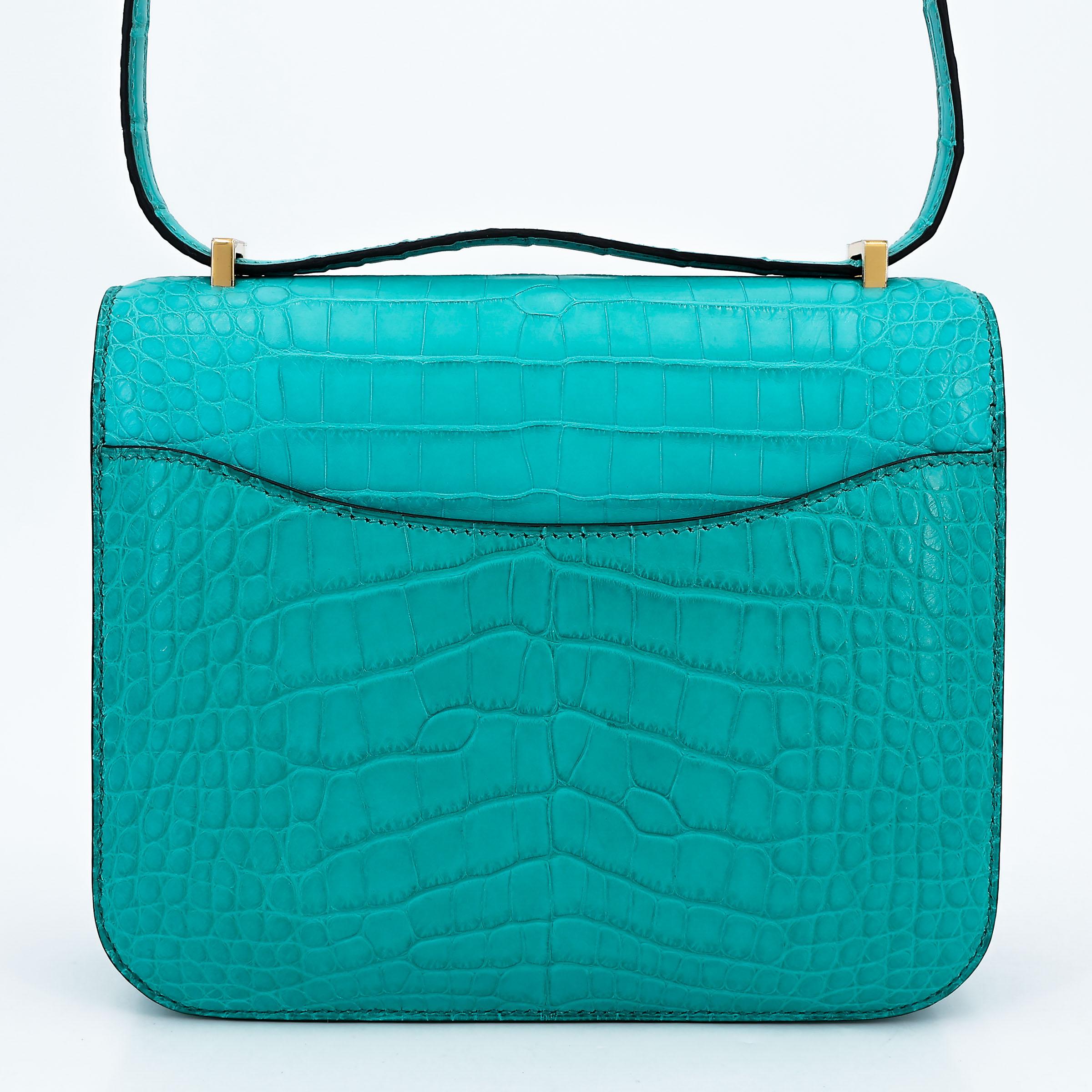 Constance Mini Bleu Paon (7F)