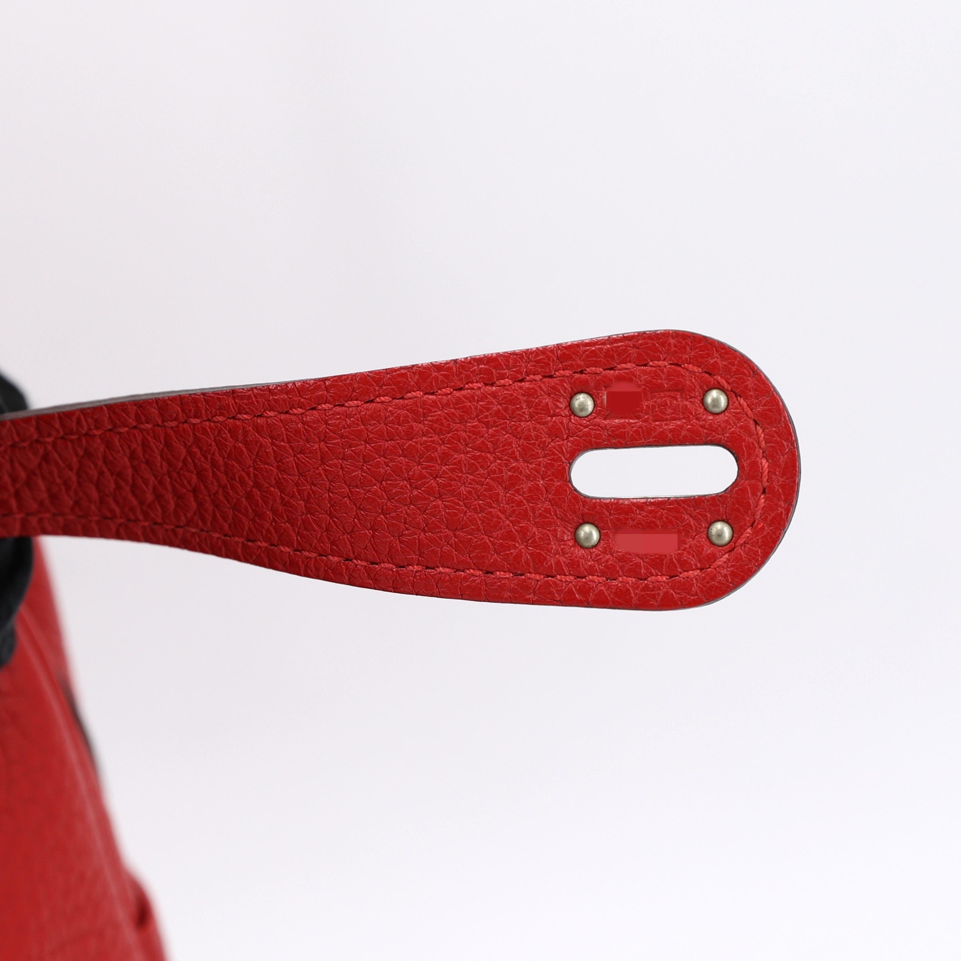 A美品 HERMÈS 愛馬仕 Lindy 30 Q5 國旗紅 Rouge Casaque Clemence小牛皮 銀扣 □Q刻 2013年 - 18