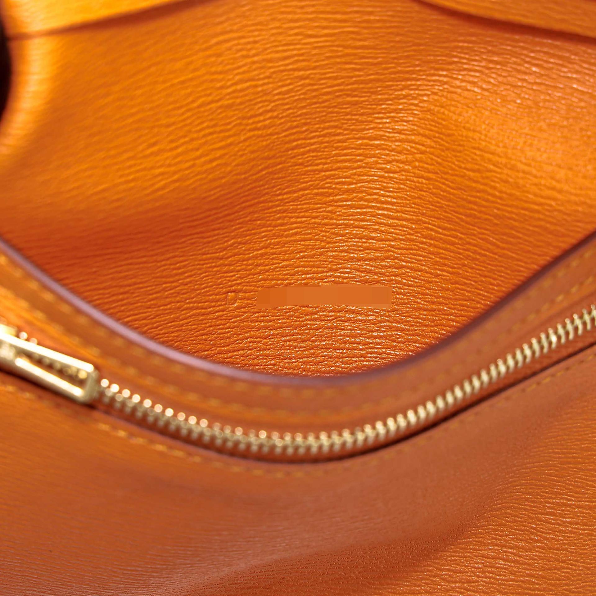 Unused ( Rank NS ) HERMÈS Bearn Compact wallet Apricot (I9) Matte Alligator Gold hardware D (2019) - 13
