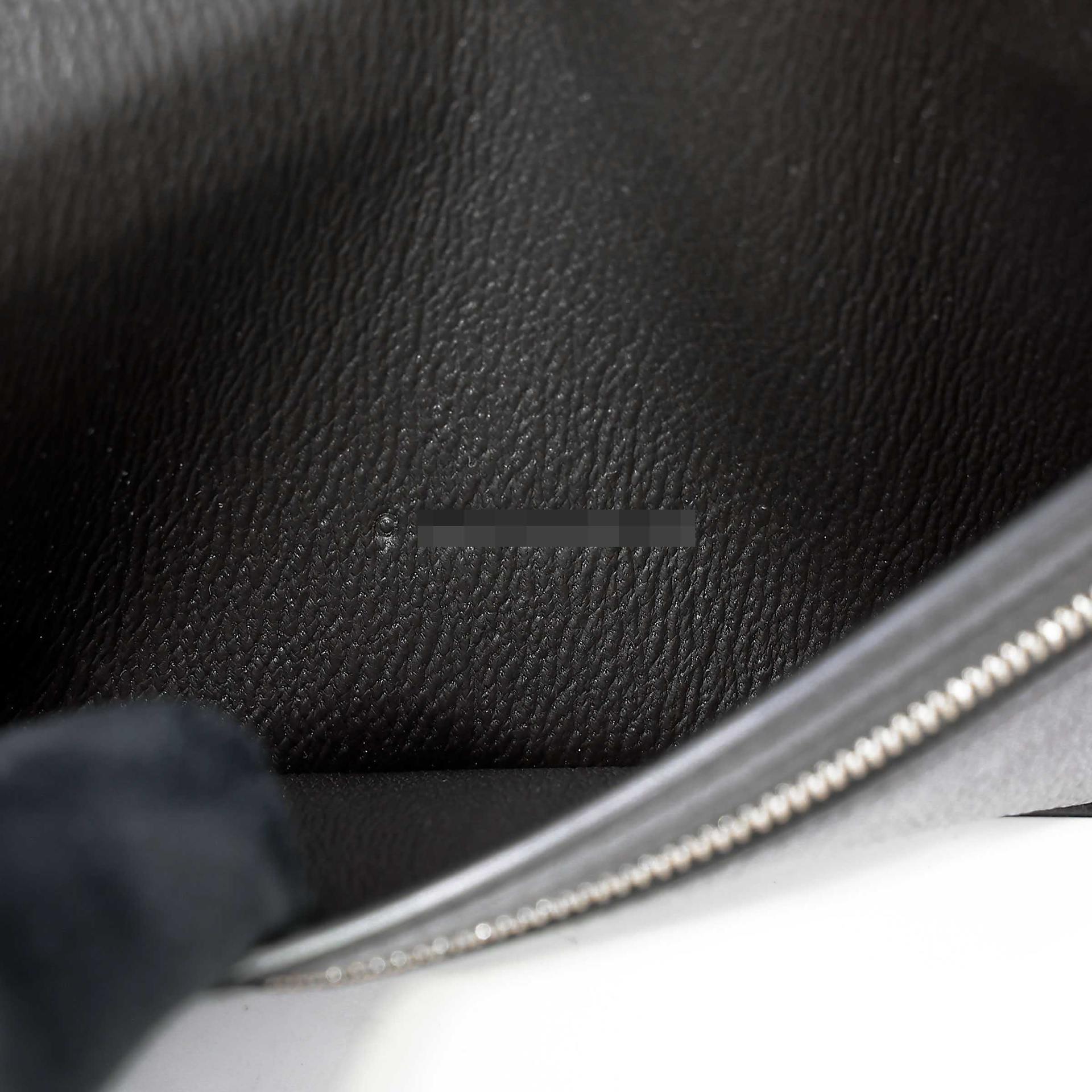 未使用保存品  HERMÈS 愛馬仕  Bearn Souffle 長款錢包 88 石墨灰 Graphite □ 短吻鱷 金扣 C刻 2018年 - 11