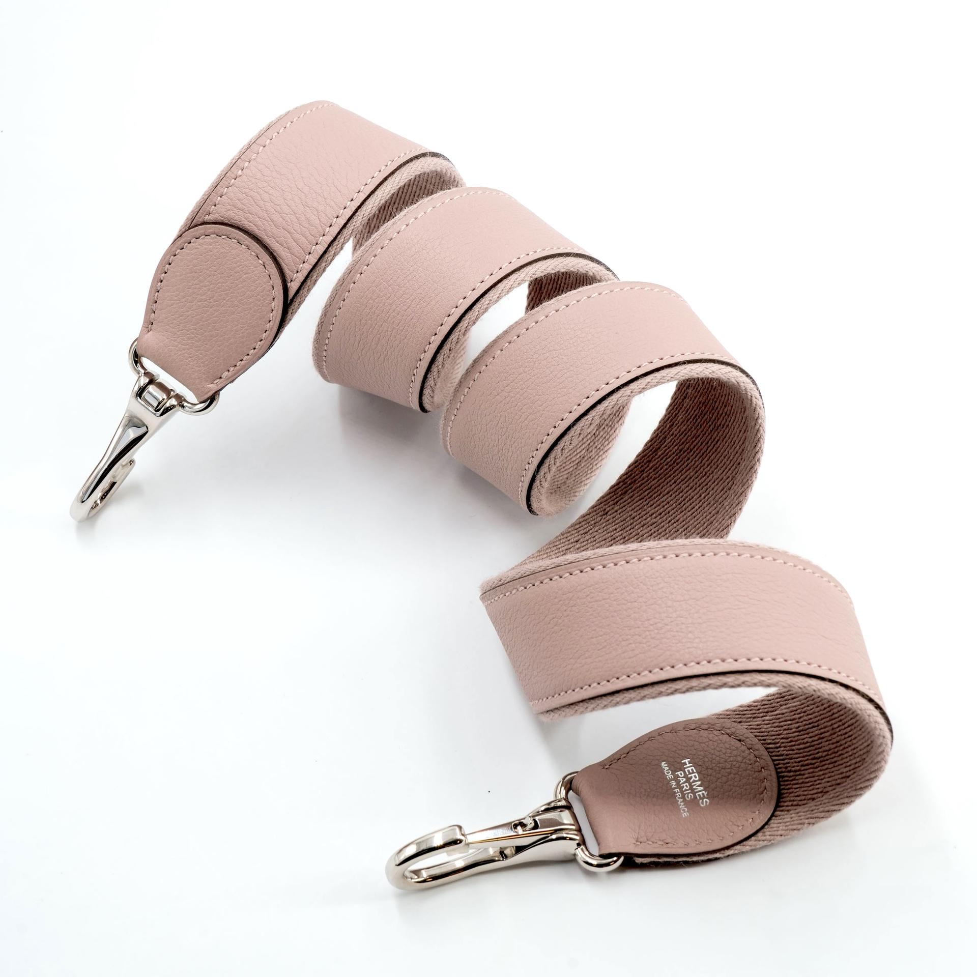 Very Good ( Rank A) HERMÈS Berline Mini 21 Glycine (4W) Evercolor Palladium hardware T (2015) - 28